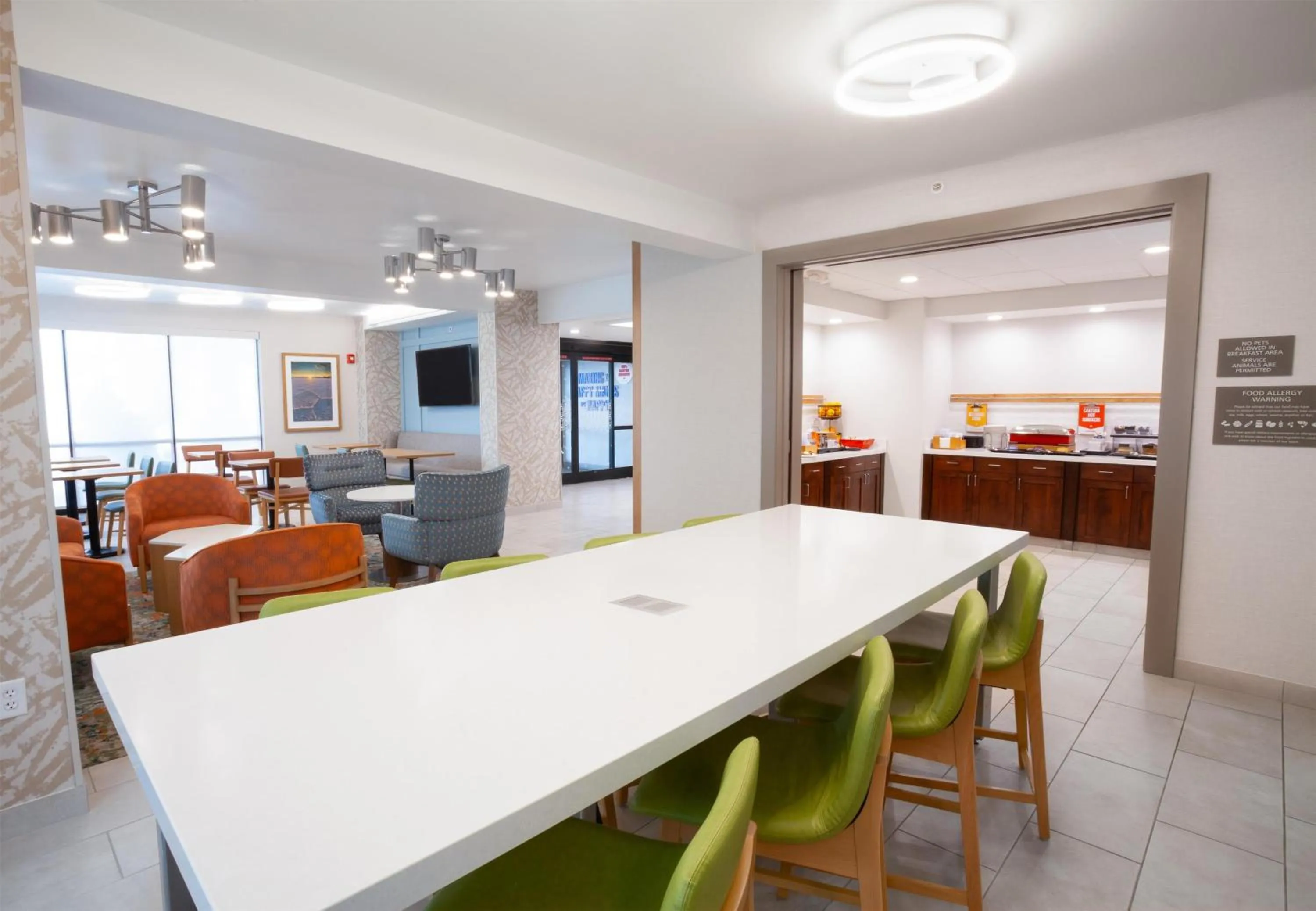 Breakfast in Hampton Inn Salt Lake City-North