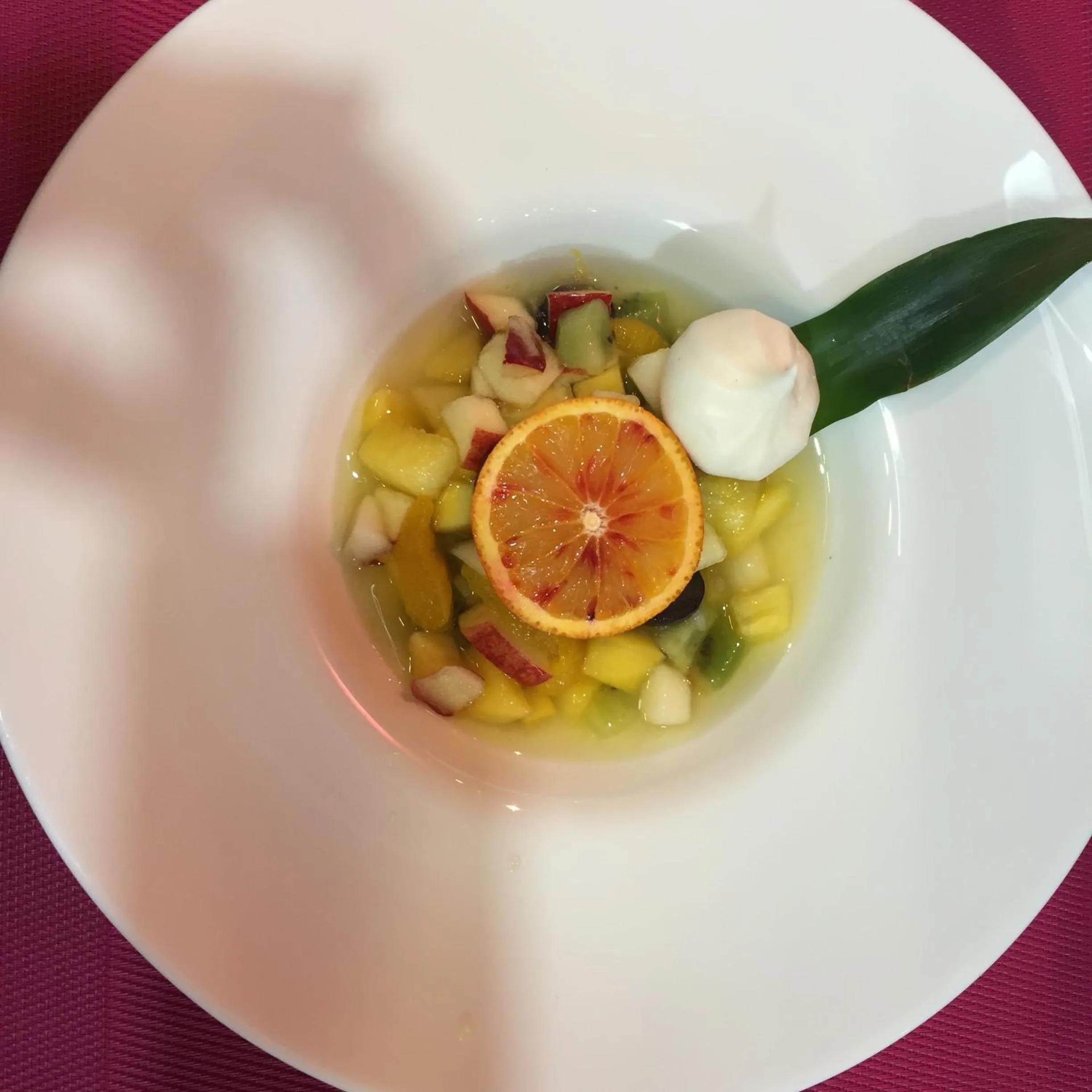 Food in Hotel Restaurant Baryton