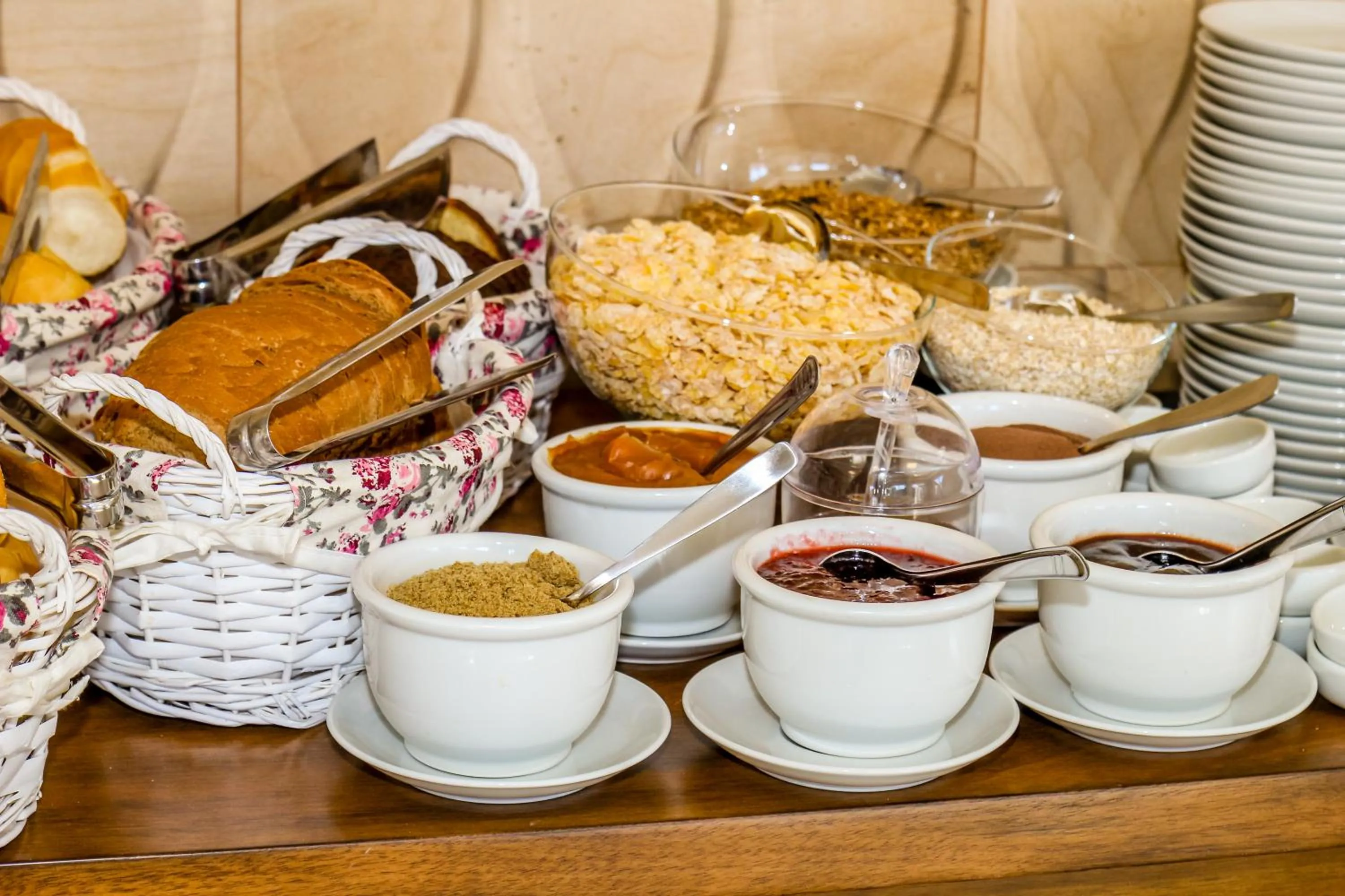 Buffet breakfast in Hotel Gramado Interlaken