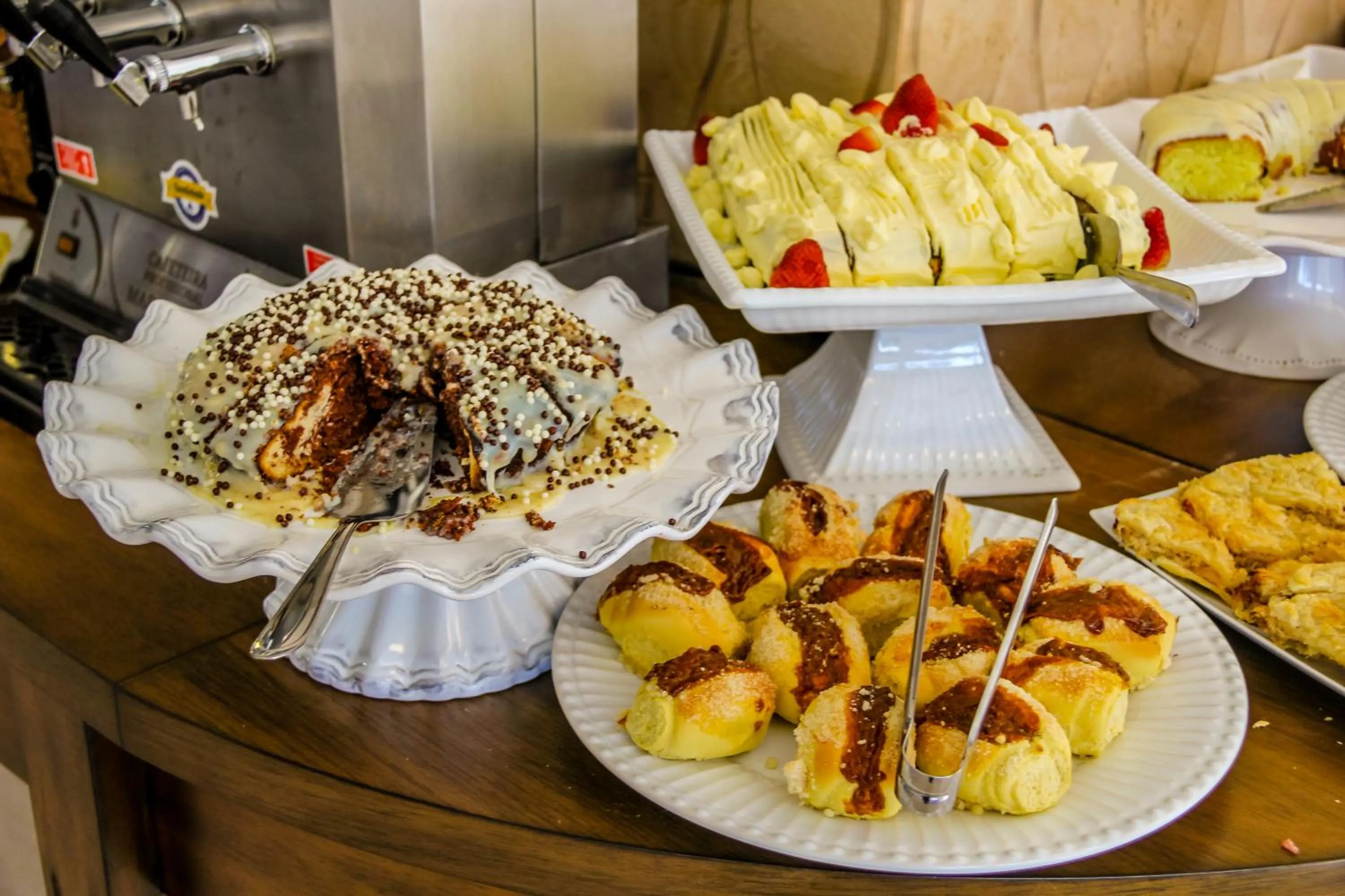 Buffet breakfast in Hotel Gramado Interlaken