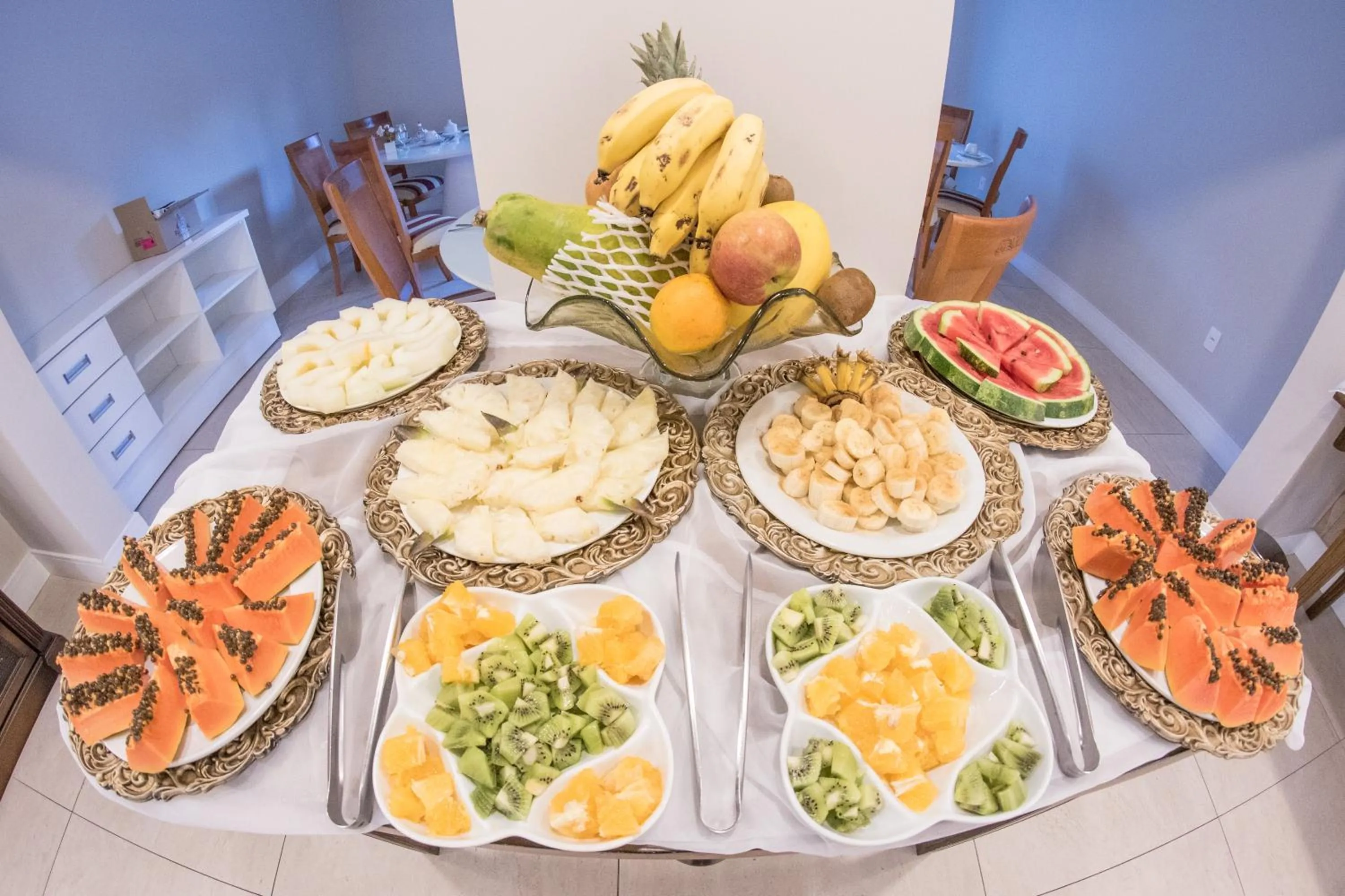 Buffet breakfast in Hotel Gramado Interlaken