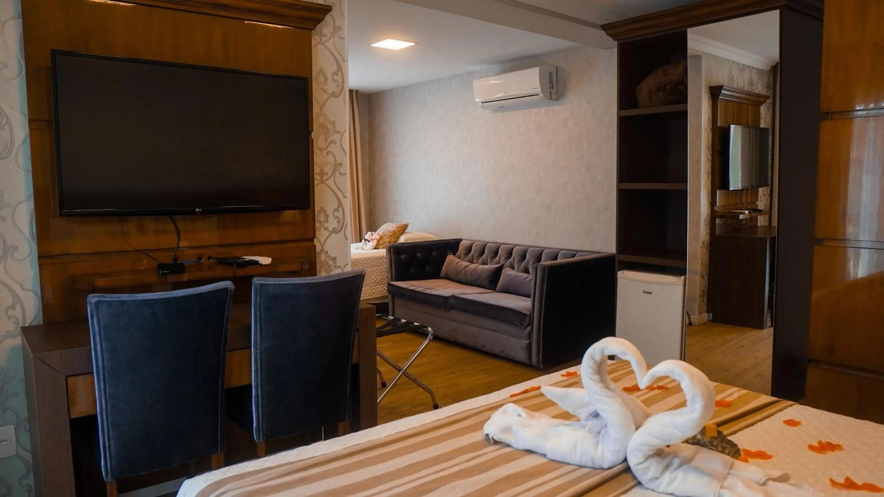 Bed in Hotel Gramado Interlaken