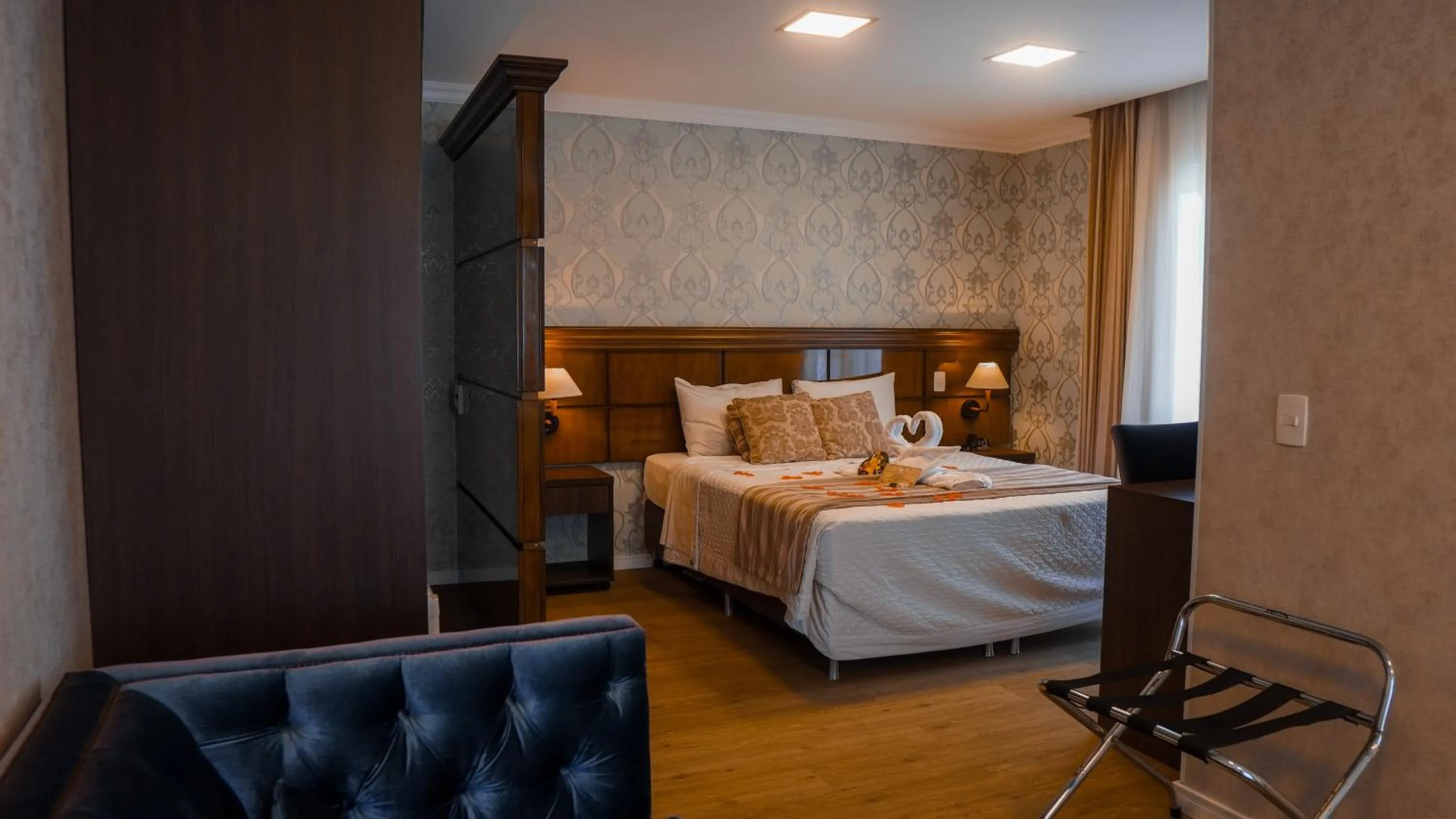 Bed in Hotel Gramado Interlaken