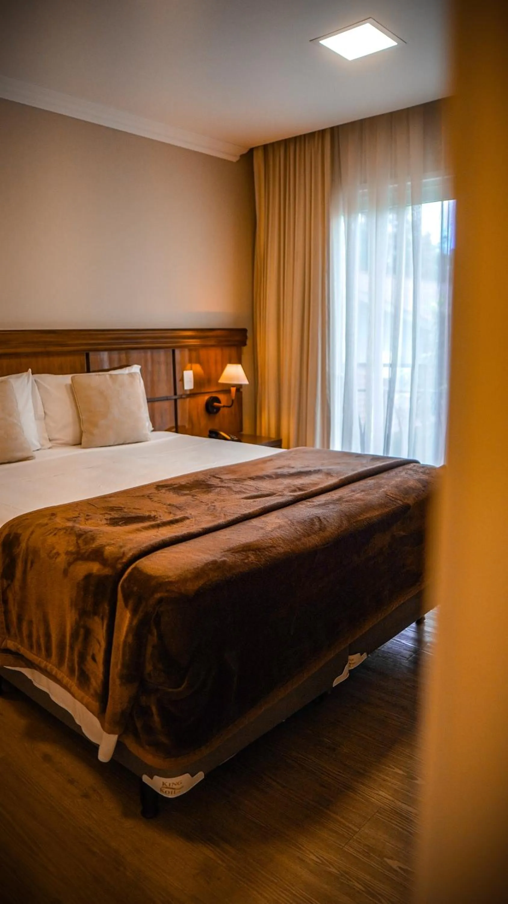 Bed in Hotel Gramado Interlaken