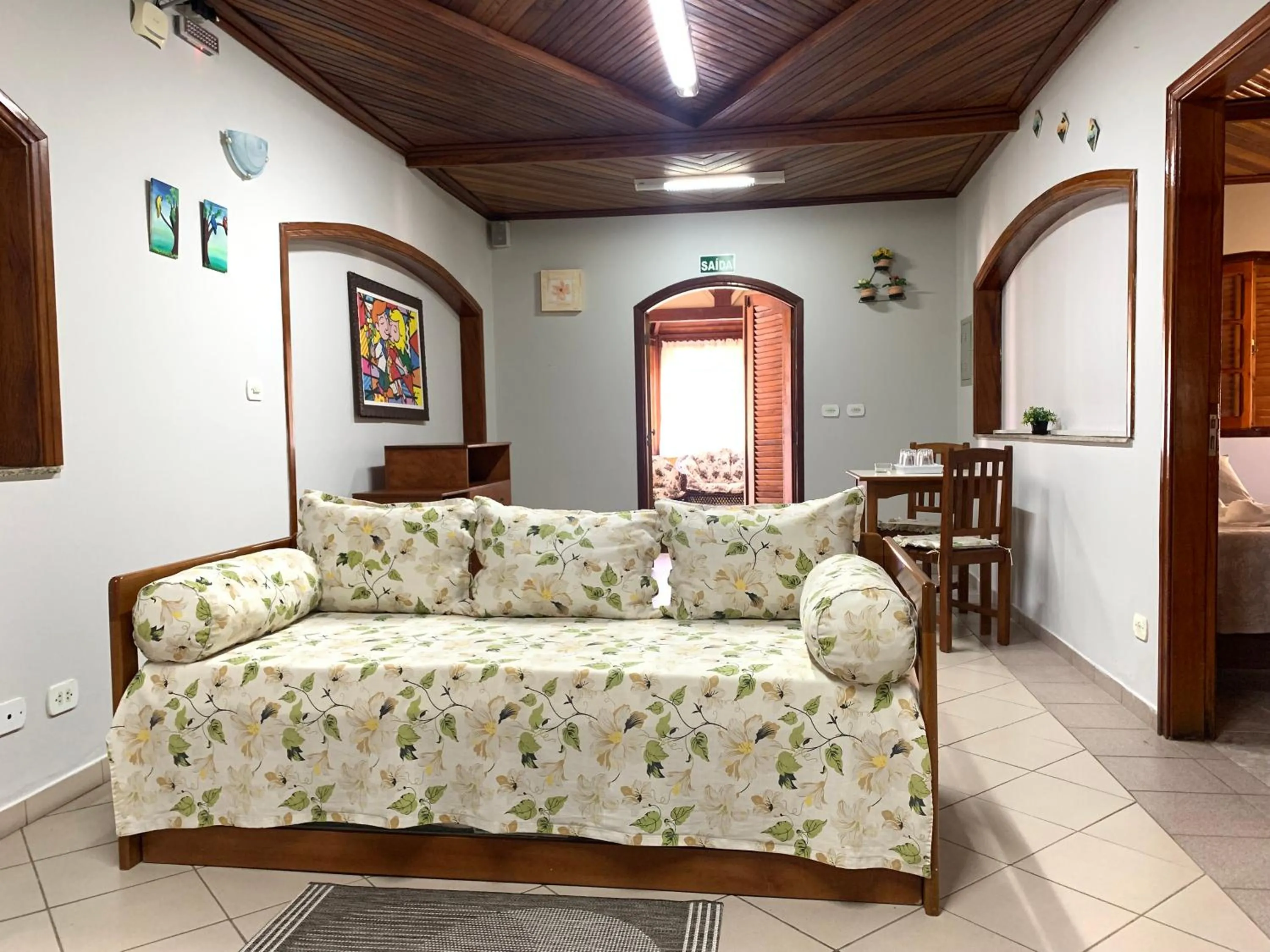 Bed in Pousada Villa Da Montanha
