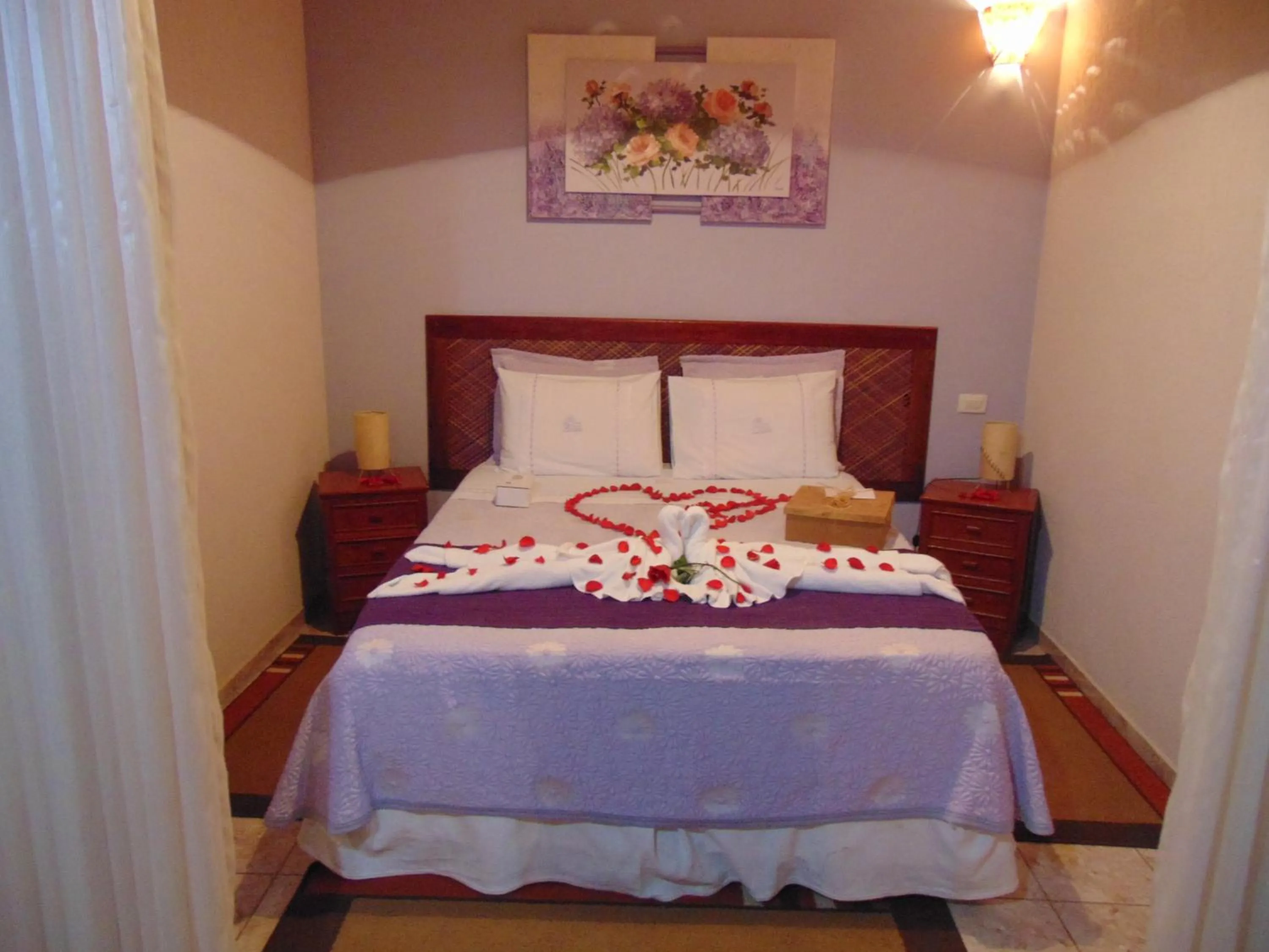 Bed in Pousada Villa Da Montanha