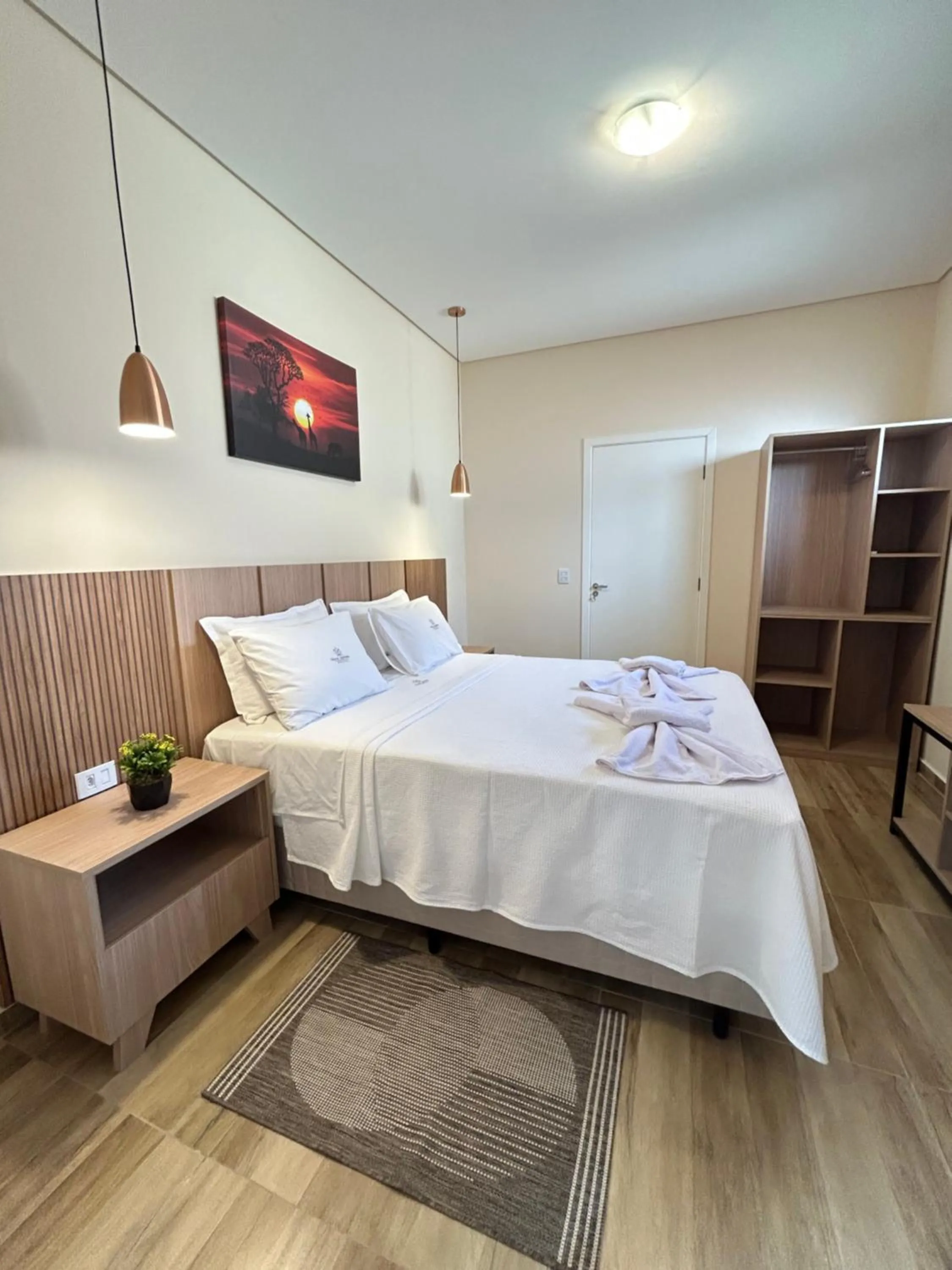 Bed in Pousada Villa Da Montanha
