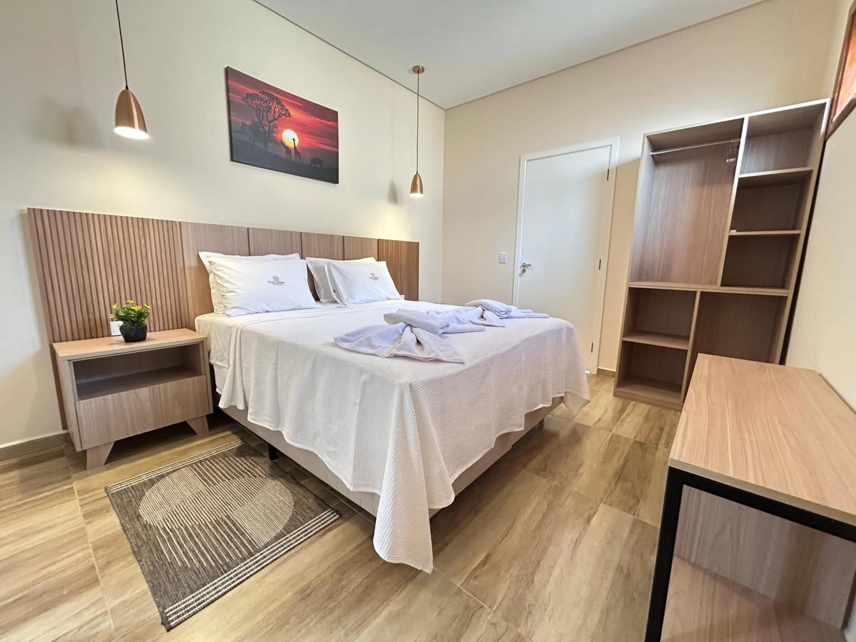 Bed in Pousada Villa Da Montanha