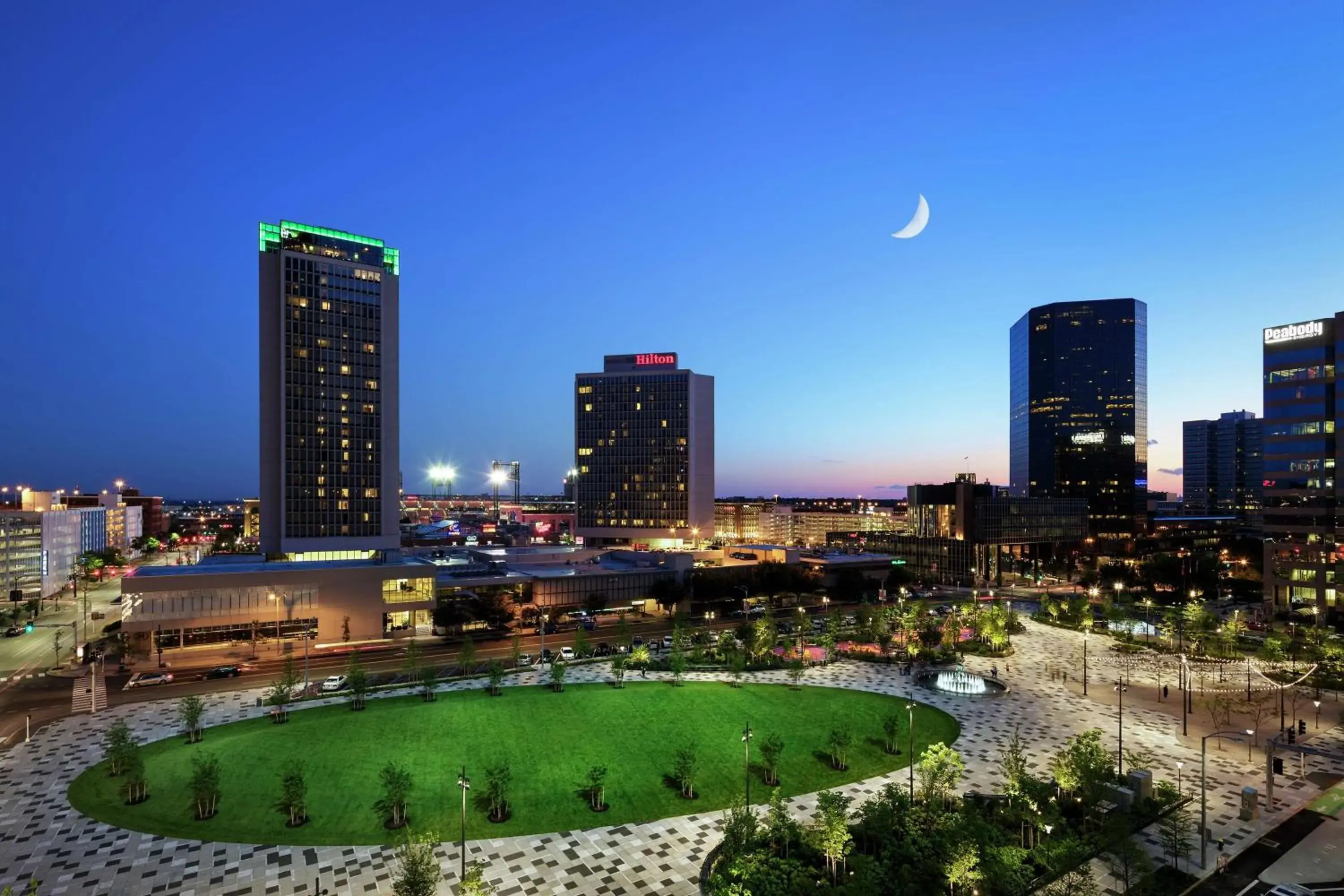 Property building in Hilton St. Louis at the Ballpark Property building in Hilton St. Louis at the Ballpark