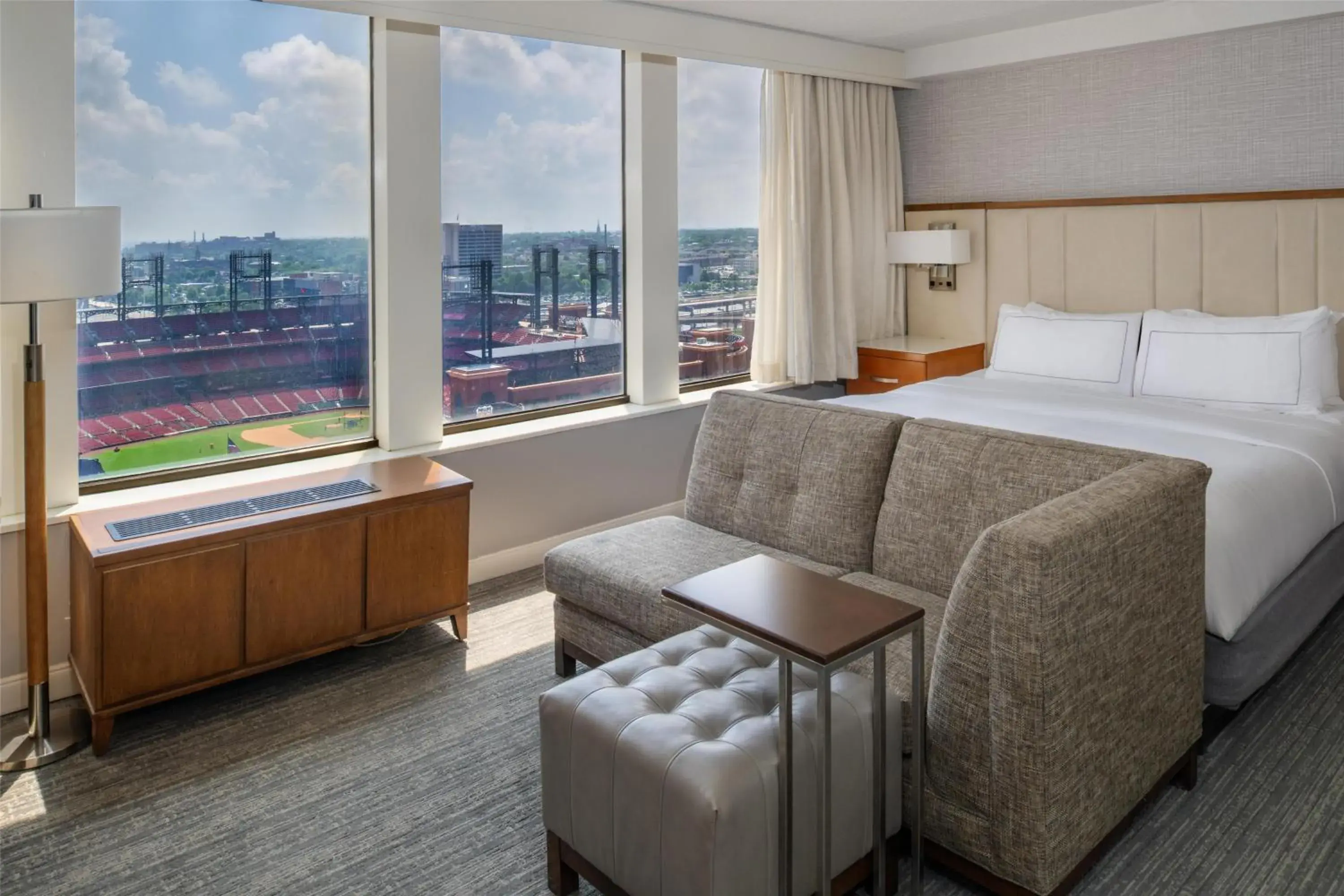 Premium King Room with Stadium View in Hilton St. Louis at the Ballpark Premium King Room with Stadium View in Hilton St. Louis at the Ballpark