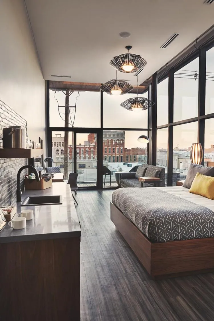 Bed in Hotel Vandivort