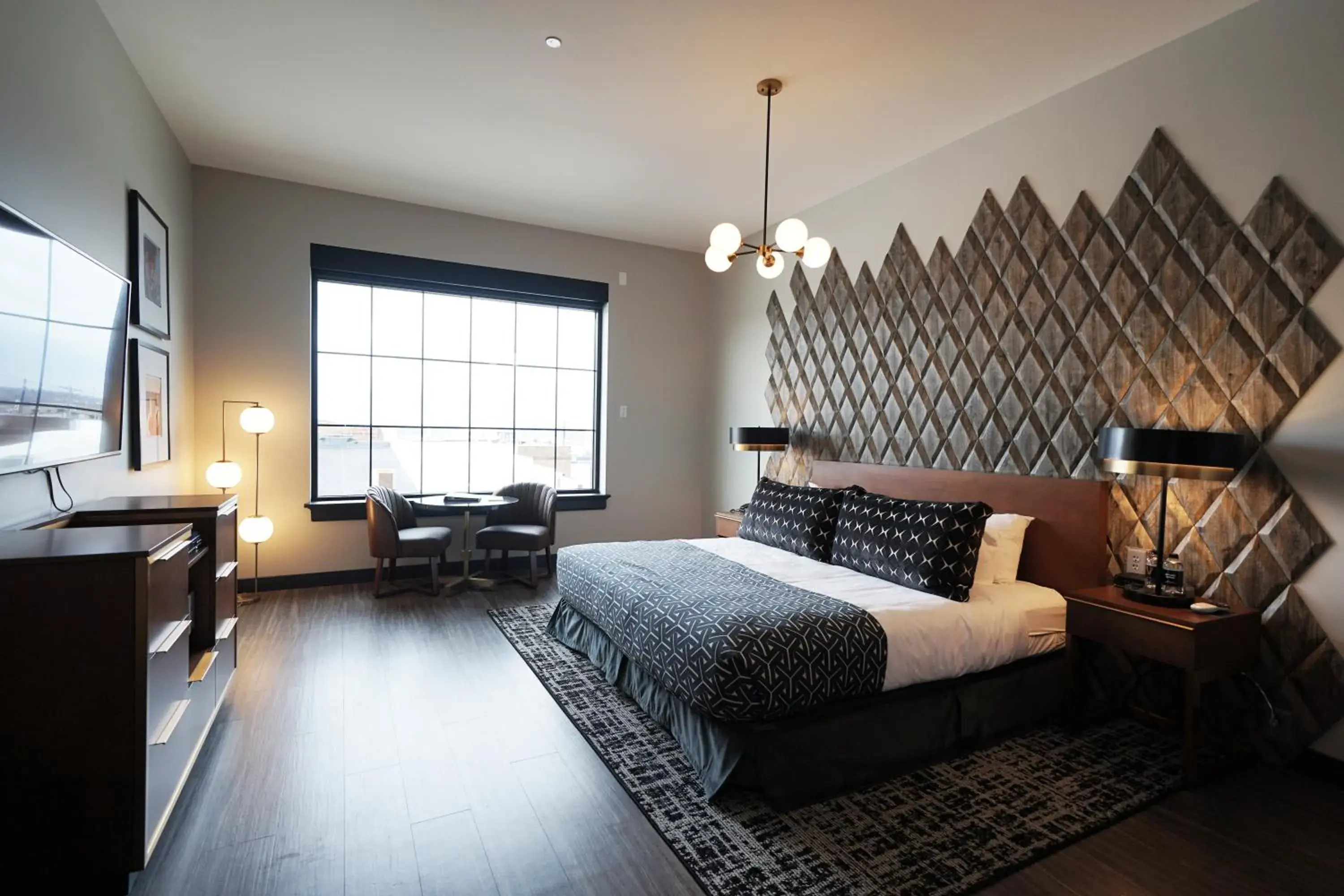 Bed in Hotel Vandivort Bed in Hotel Vandivort