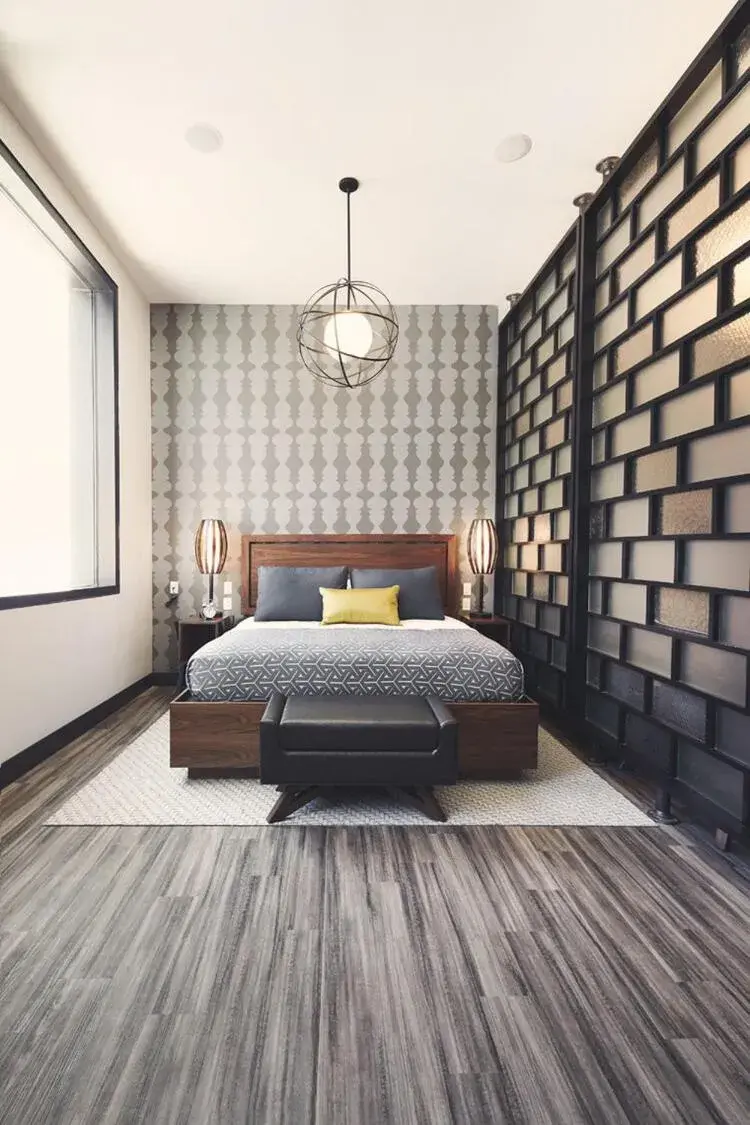 Bed in Hotel Vandivort Bed in Hotel Vandivort