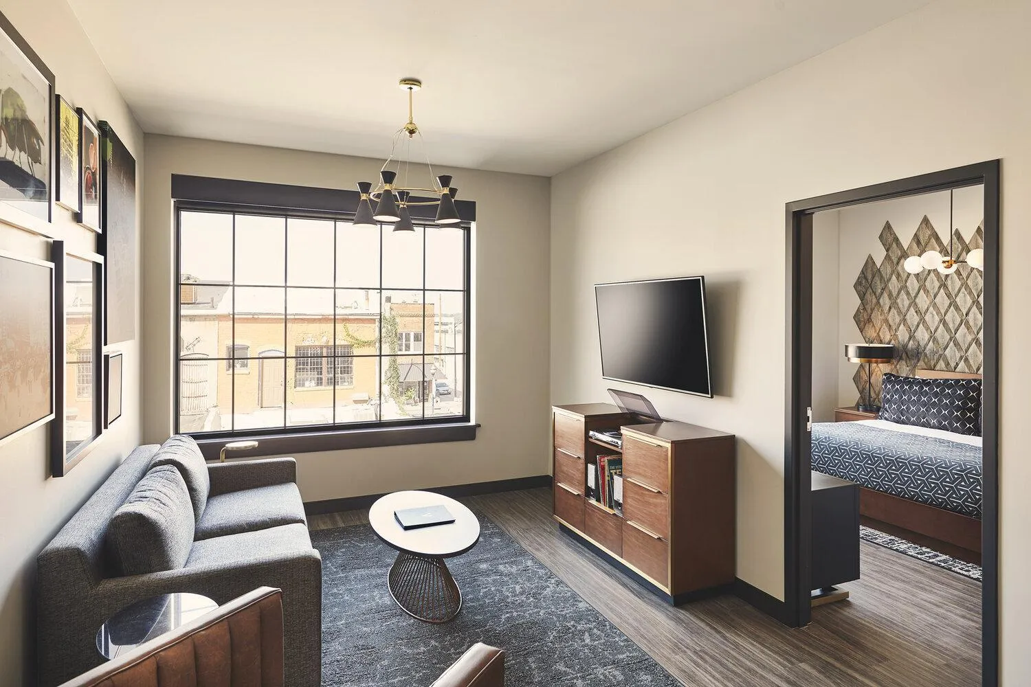 Bed in Hotel Vandivort