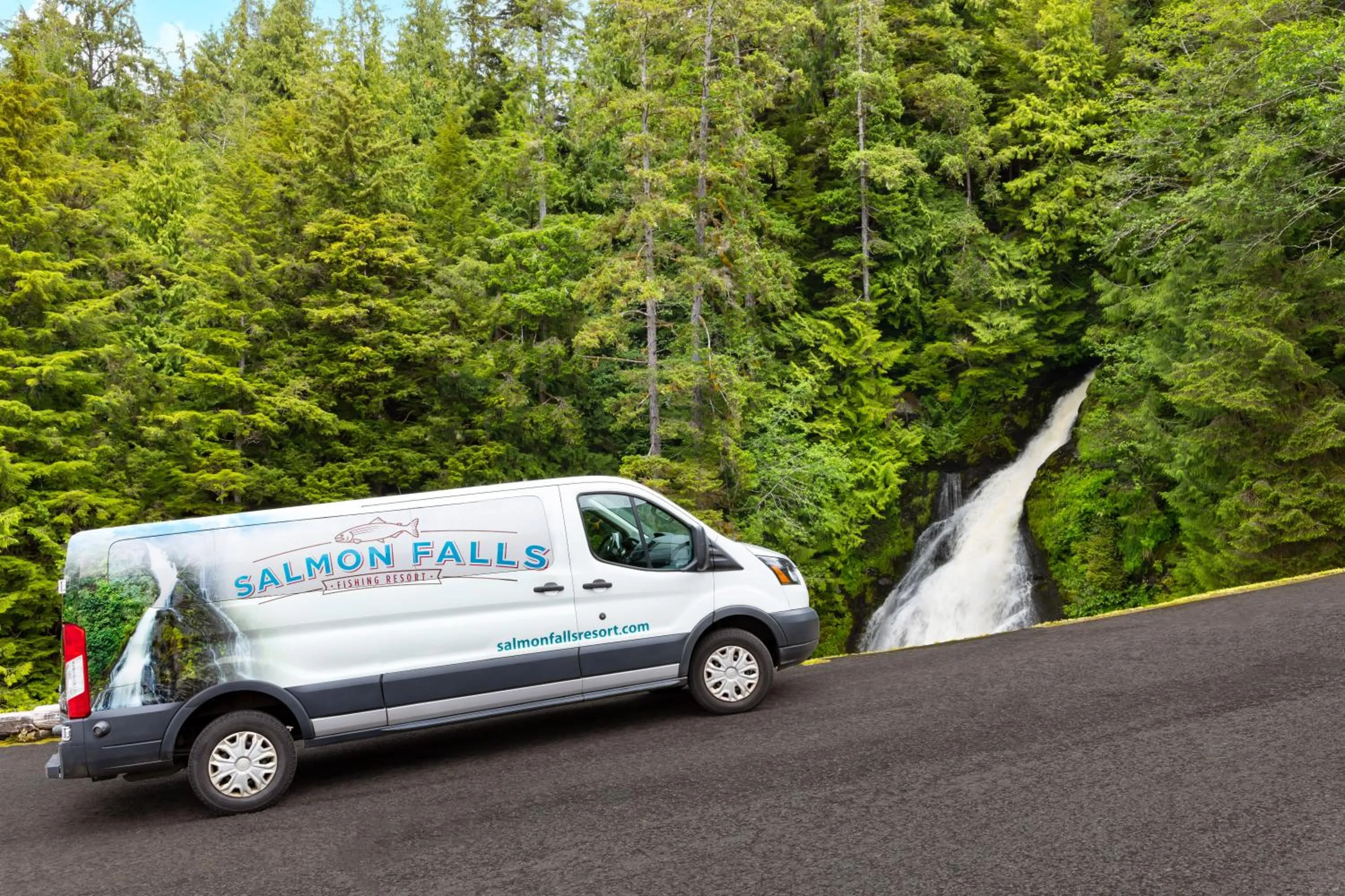 Natural landscape in Salmon Falls Resort