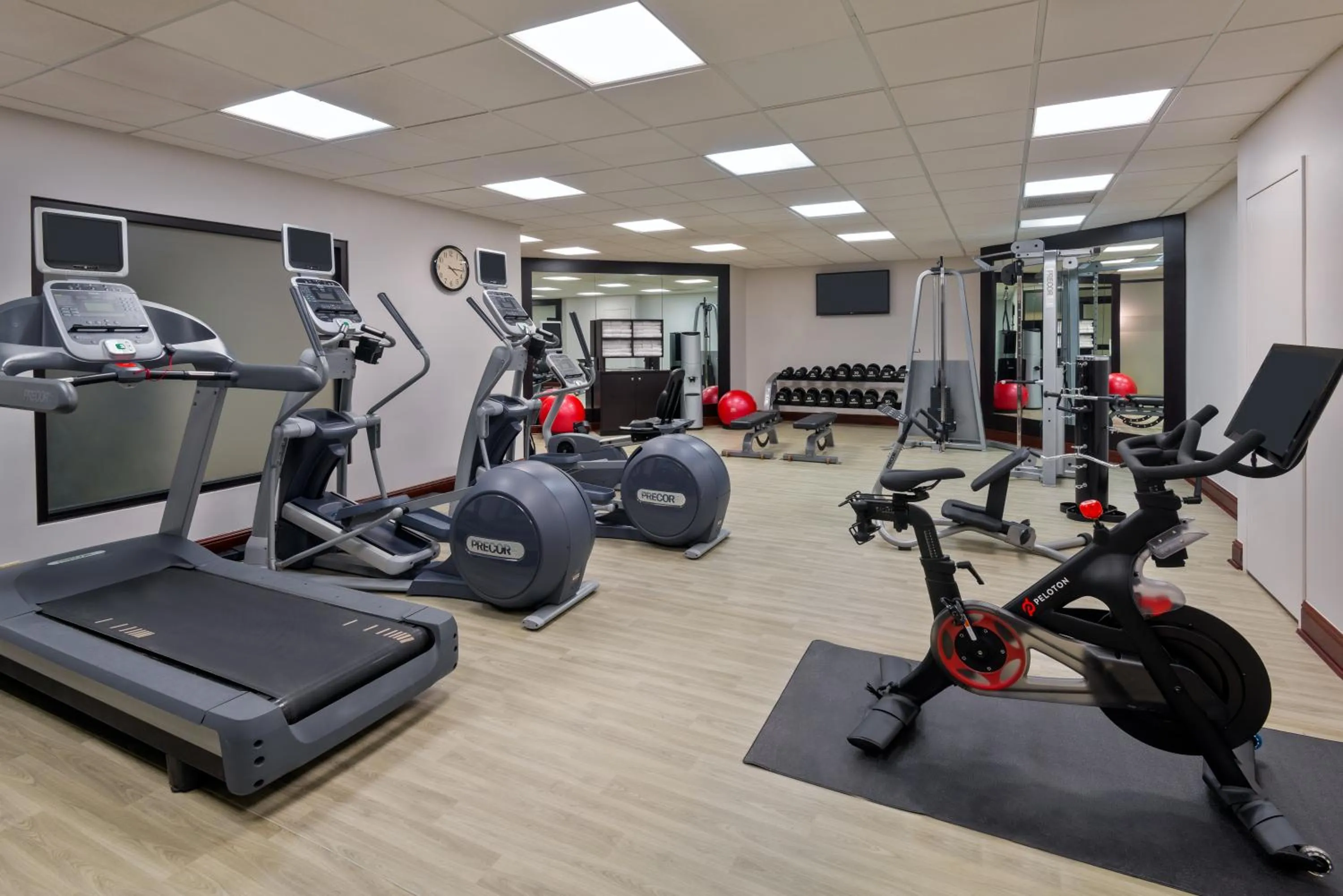 Fitness centre/facilities in Hilton Pennywell St Louis at the Arch