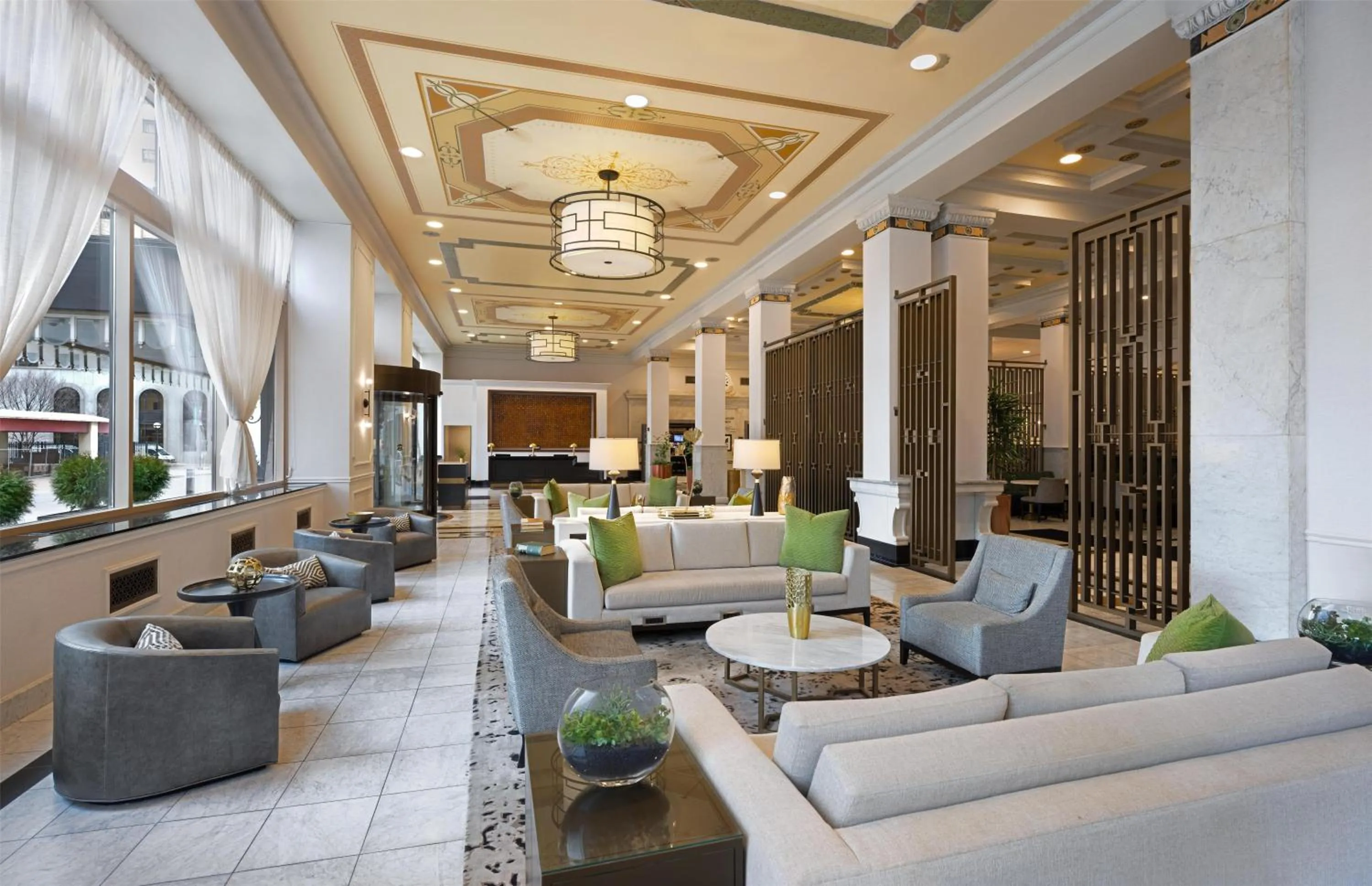 Lobby or reception in Hilton Pennywell St Louis at the Arch