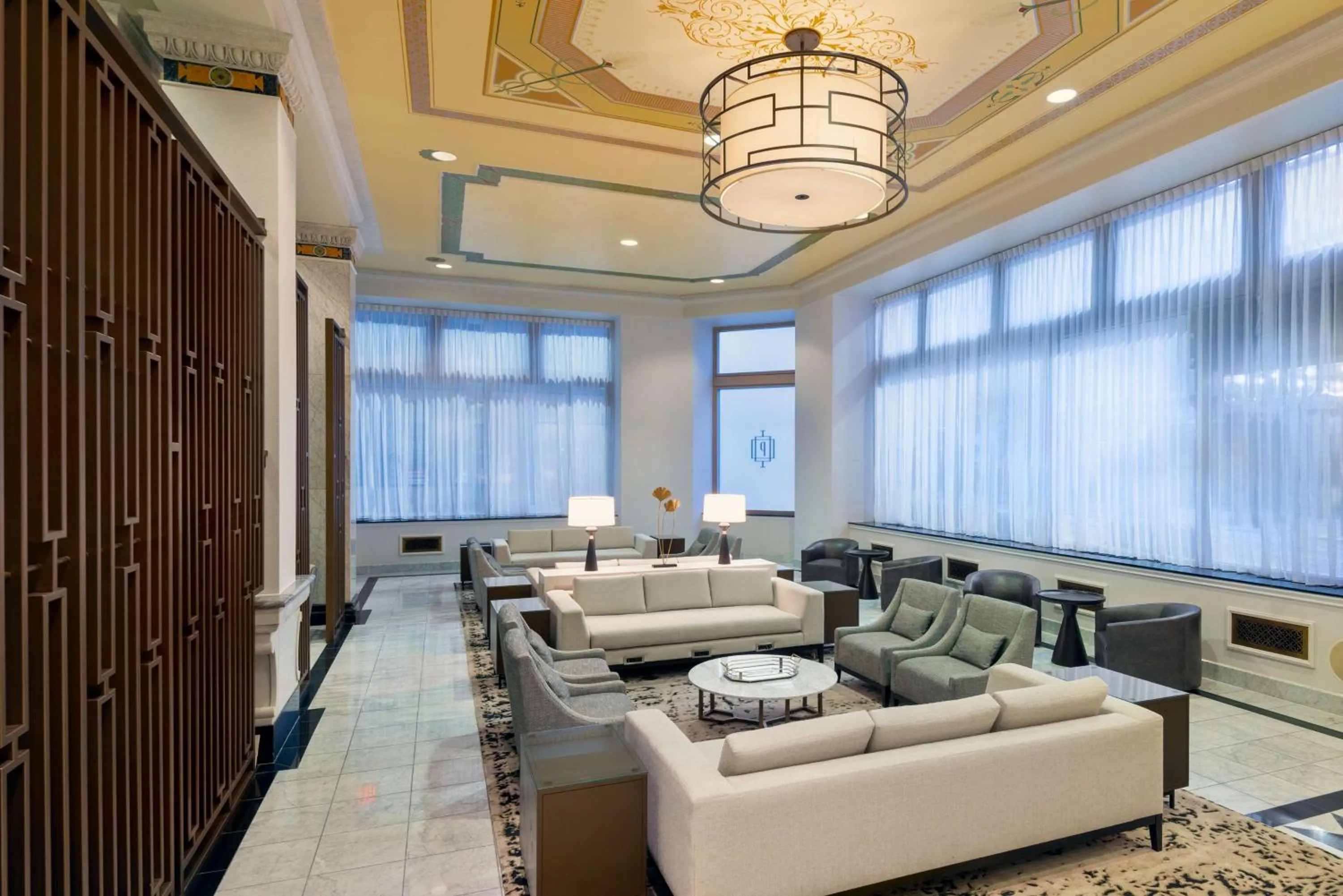 Lobby or reception in Hilton Pennywell St Louis at the Arch