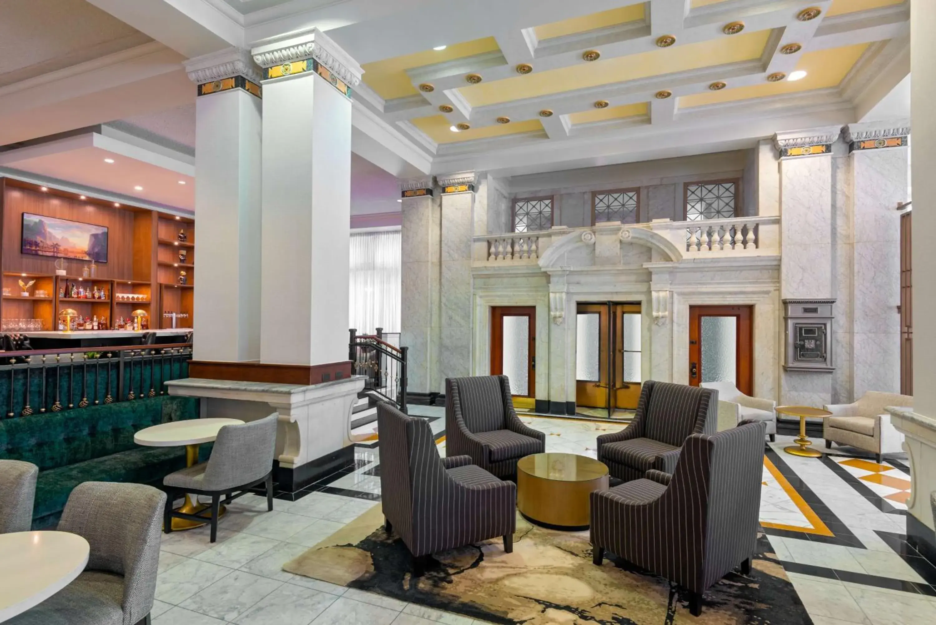 Lobby or reception in Hilton Pennywell St Louis at the Arch Lobby or reception in Hilton Pennywell St Louis at the Arch