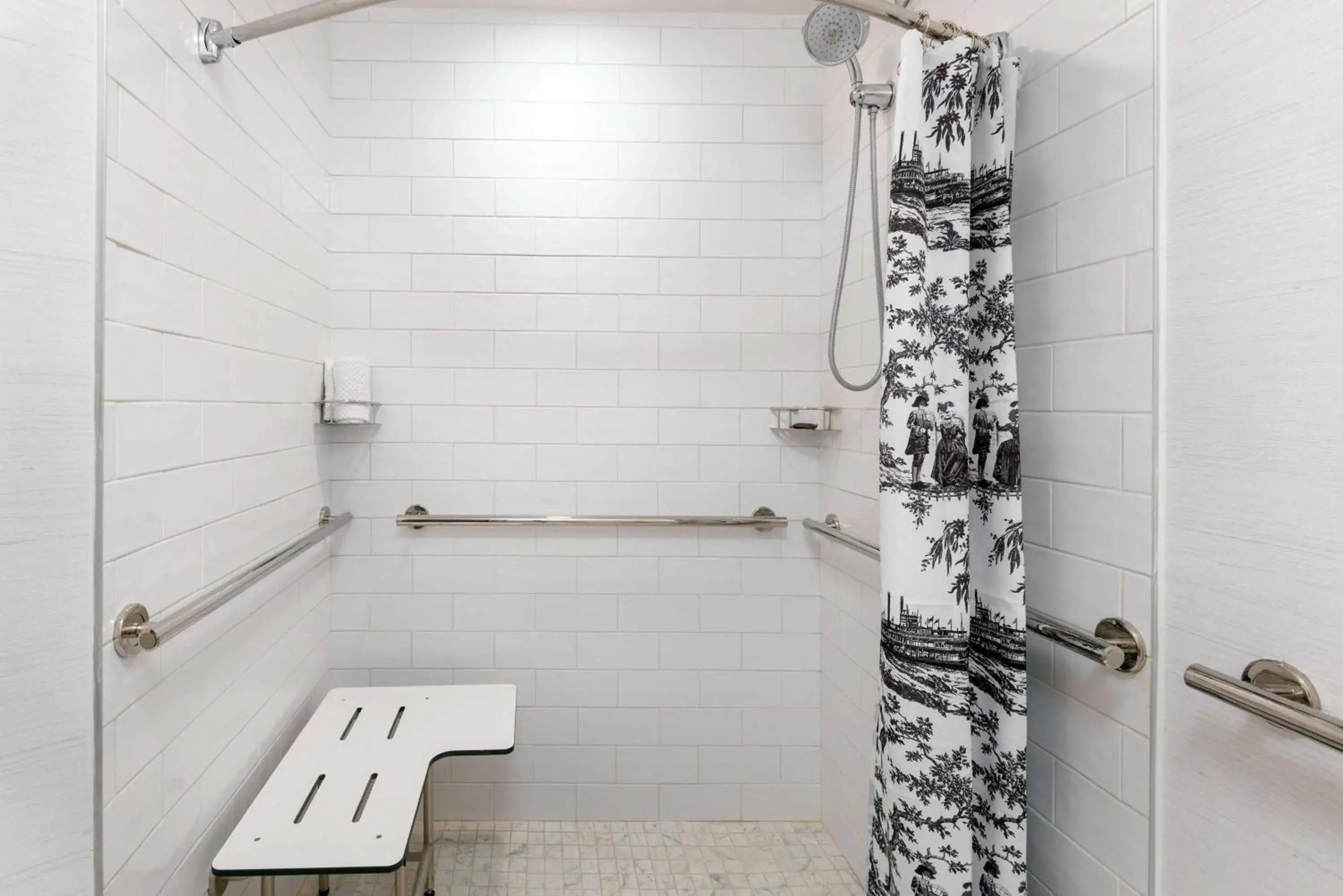 Standard King Room with Roll In Shower - Disability Access in Hilton Pennywell St Louis at the Arch Standard King Room with Roll In Shower - Disability Access in Hilton Pennywell St Louis at the Arch