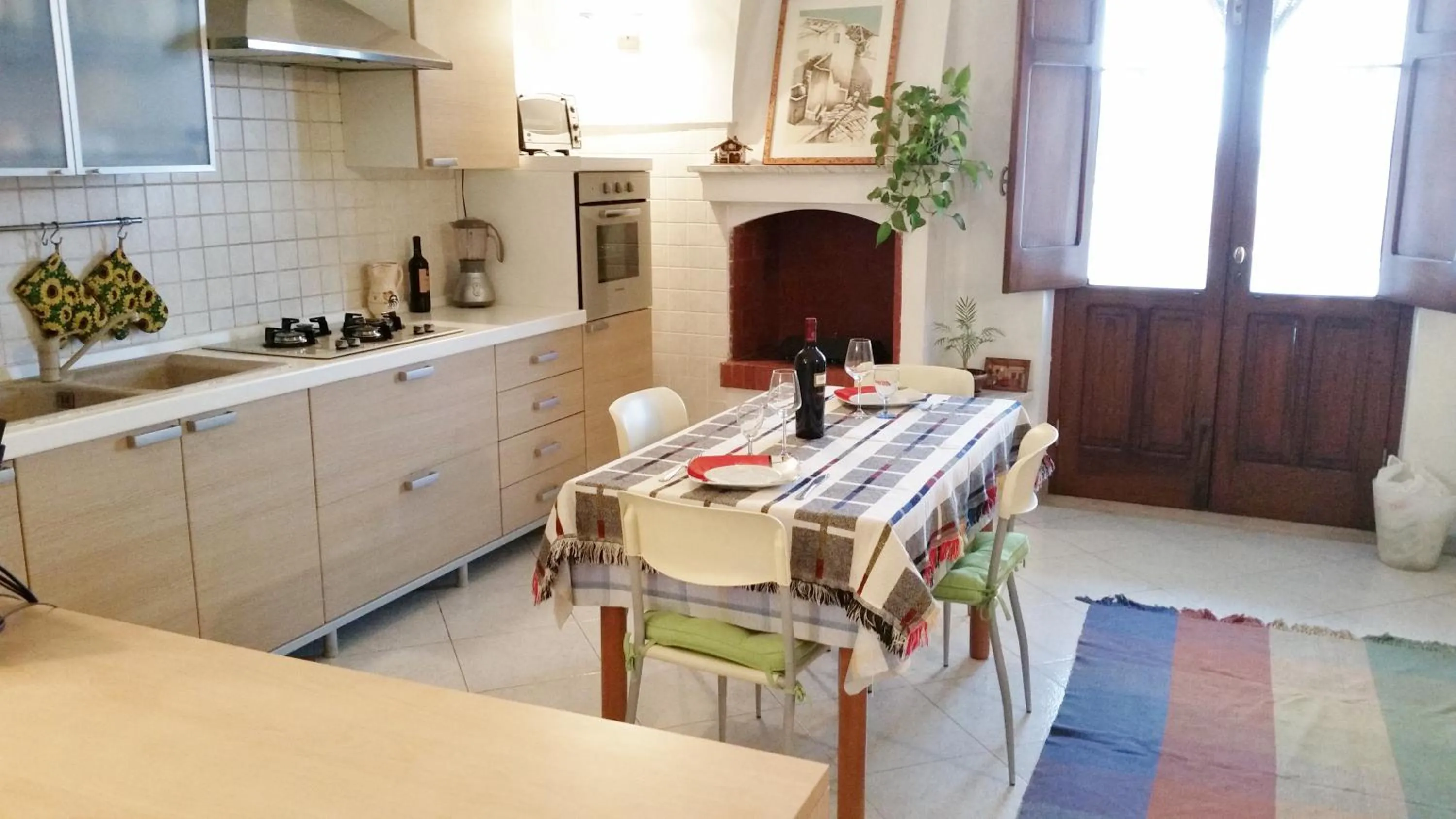 Dining area in La Casa Sul Porto