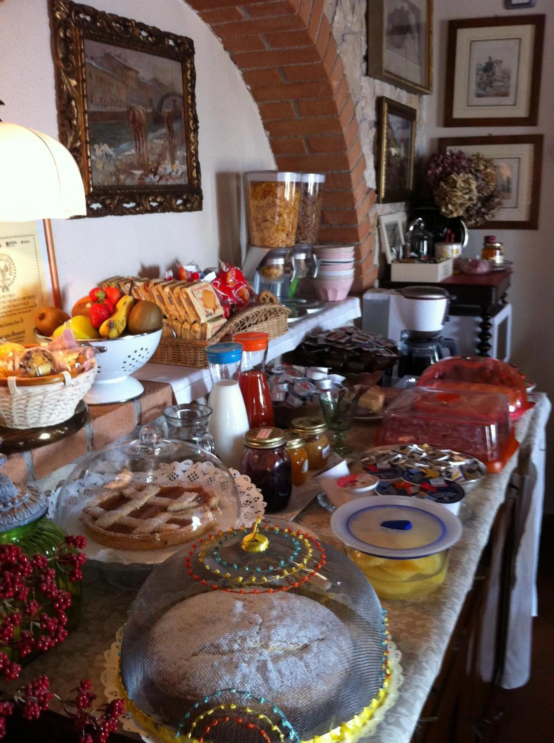 Food in B&B Le Corone