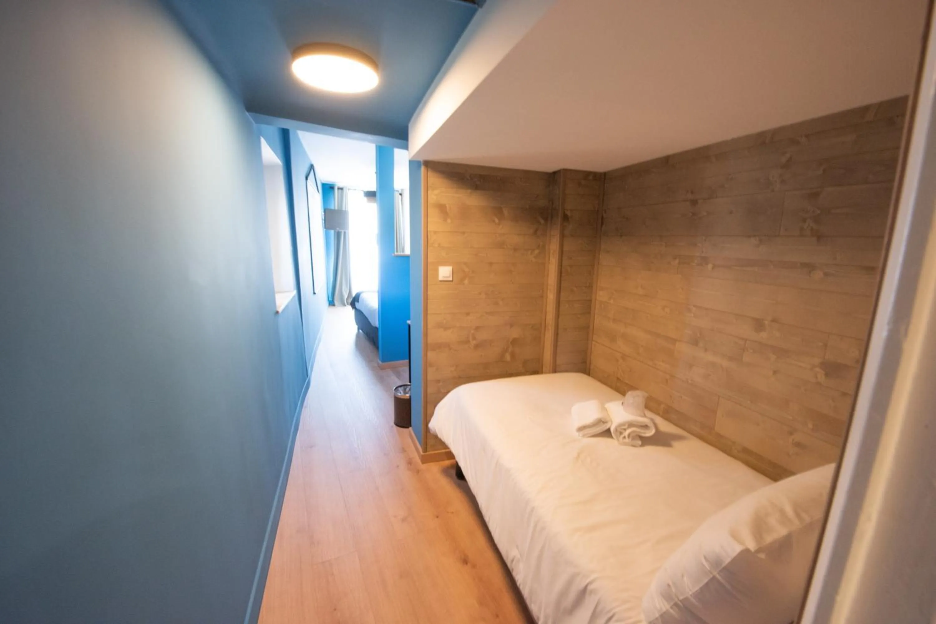 Photo of the whole room, Bed in Hotel Restaurant La Villa Arena