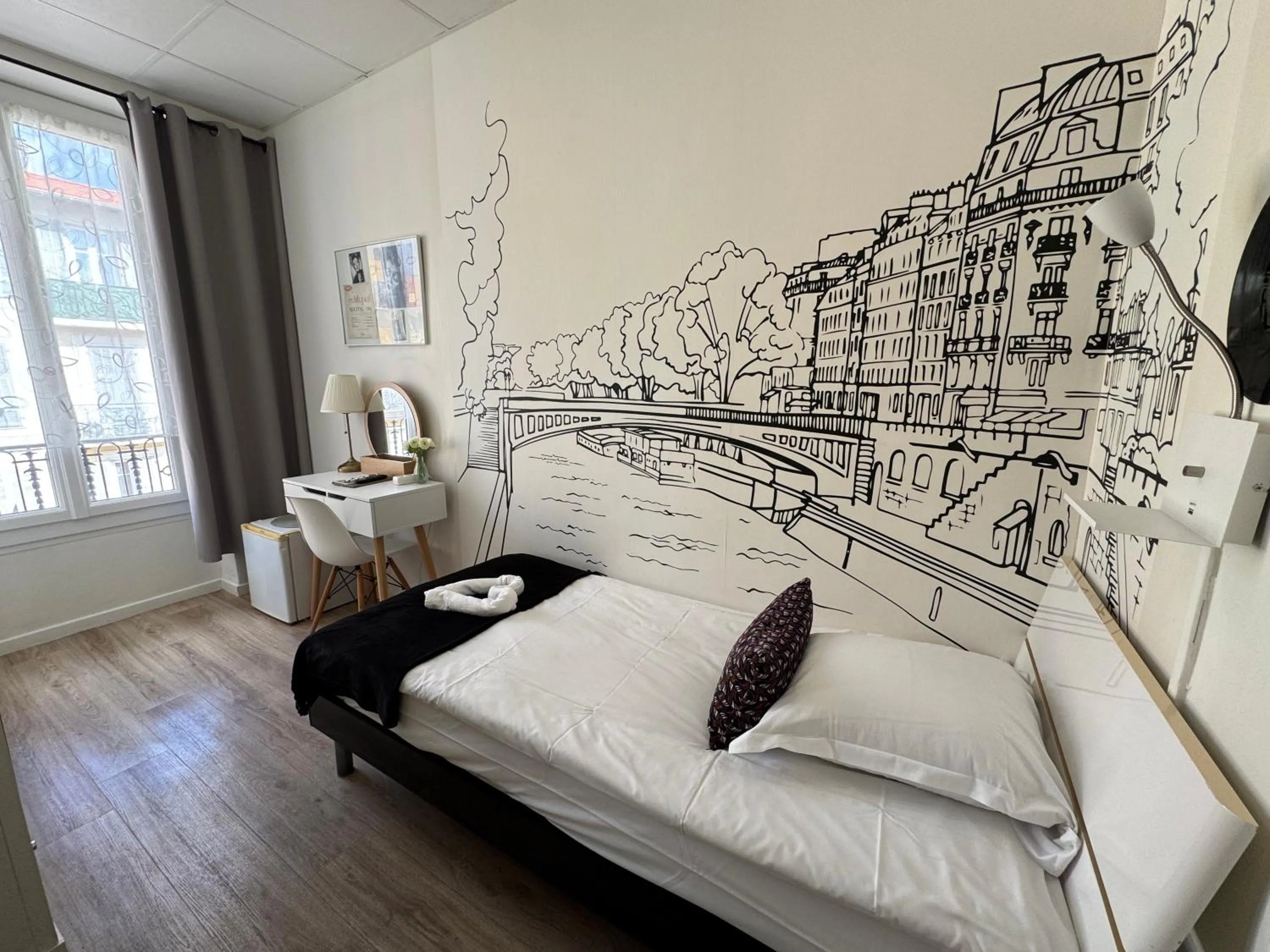 Bed in Hotel des Dames