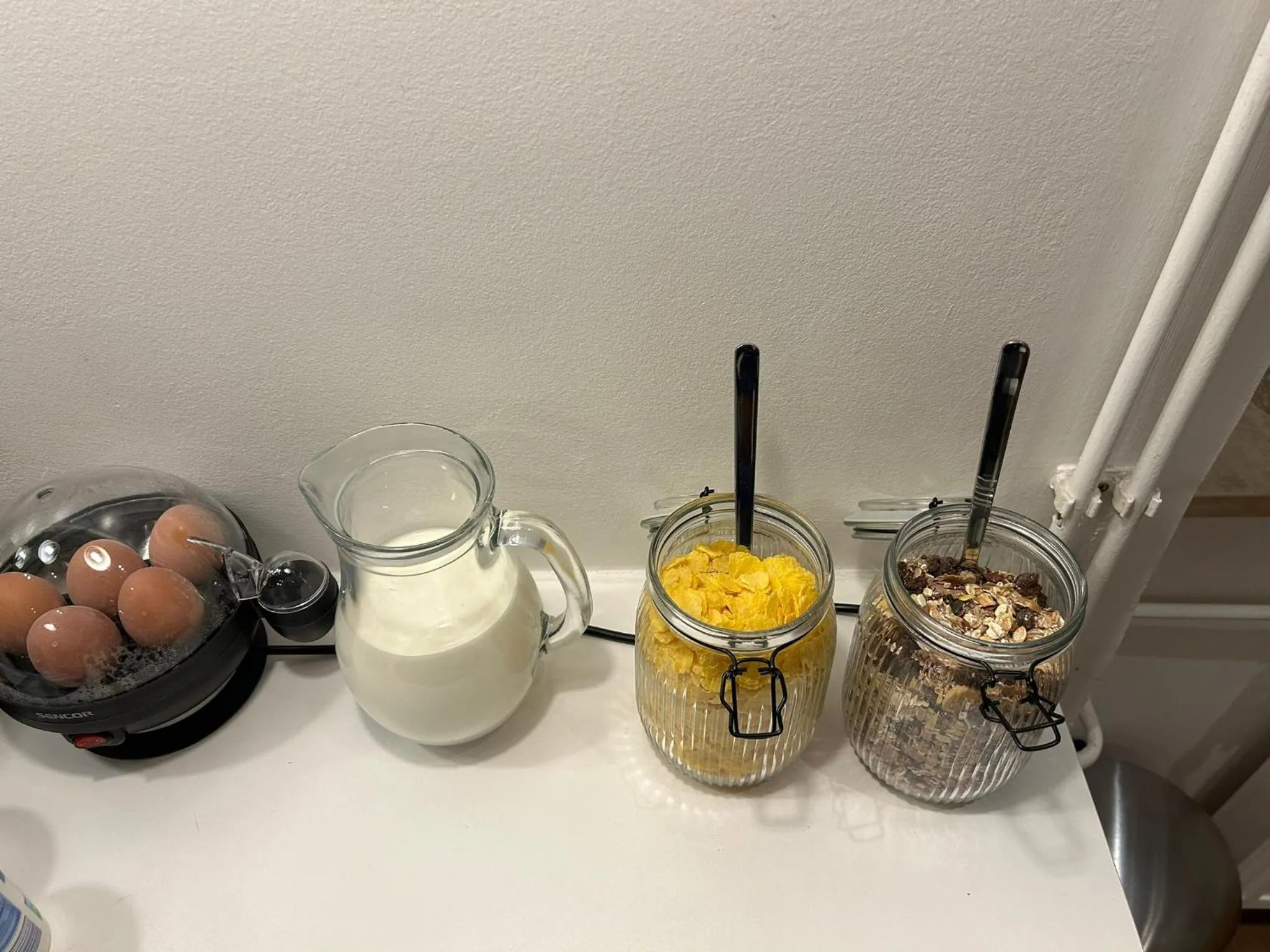 Continental breakfast in B&B Cool Centre Zagreb