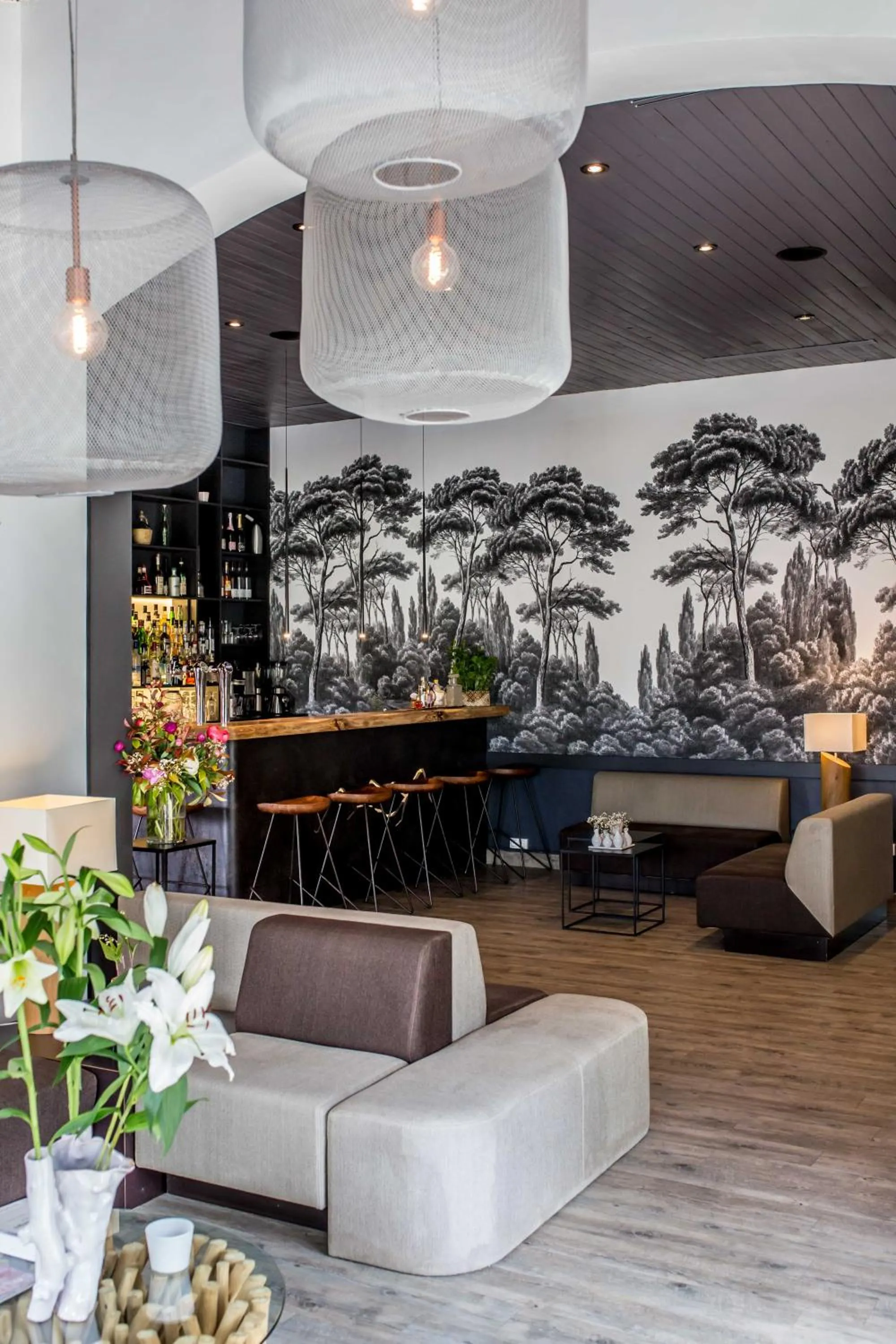Lounge or bar in Hotel & Spa des Gorges du Verdon