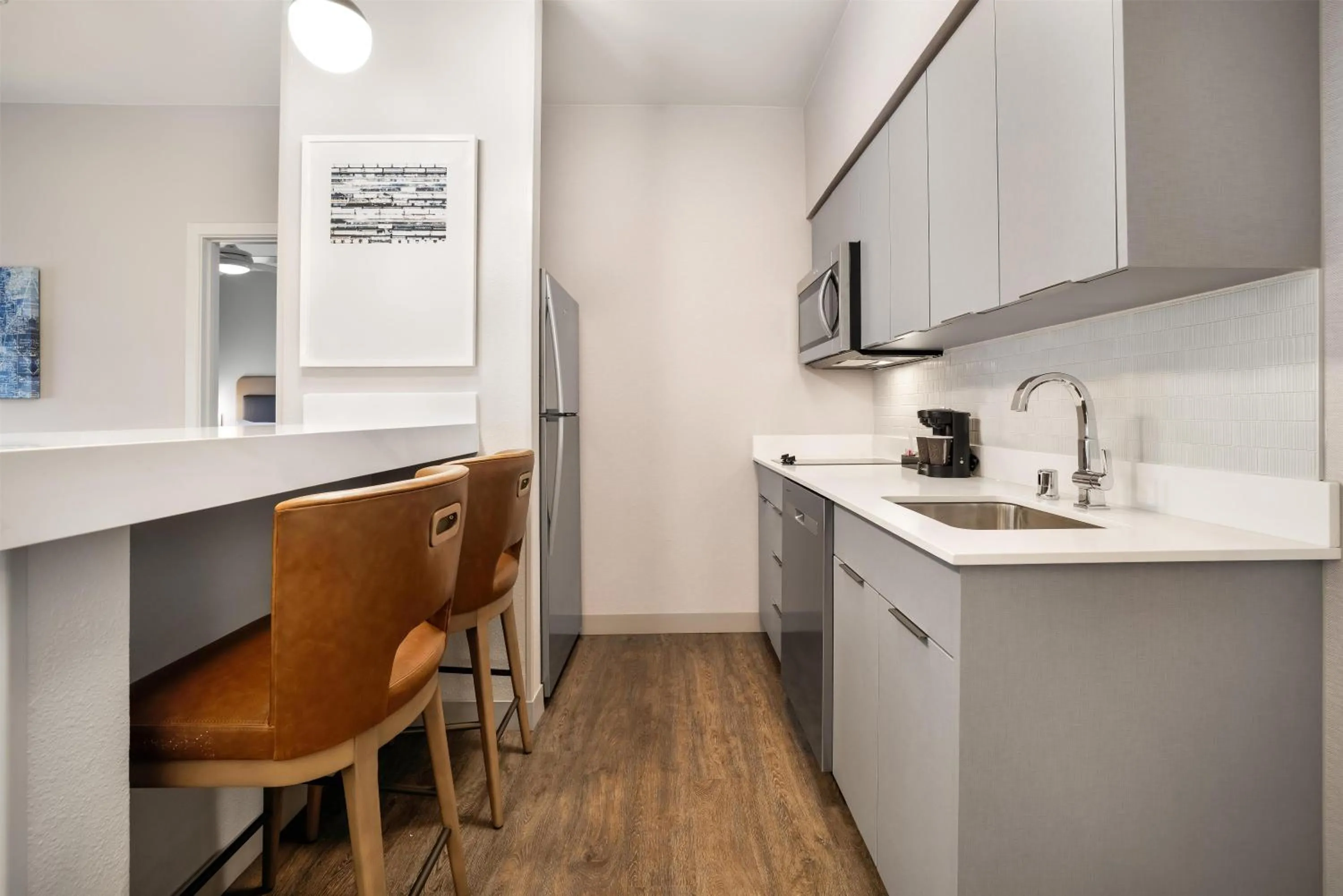 Kitchen or kitchenette in Homewood Suites Dallas-Frisco