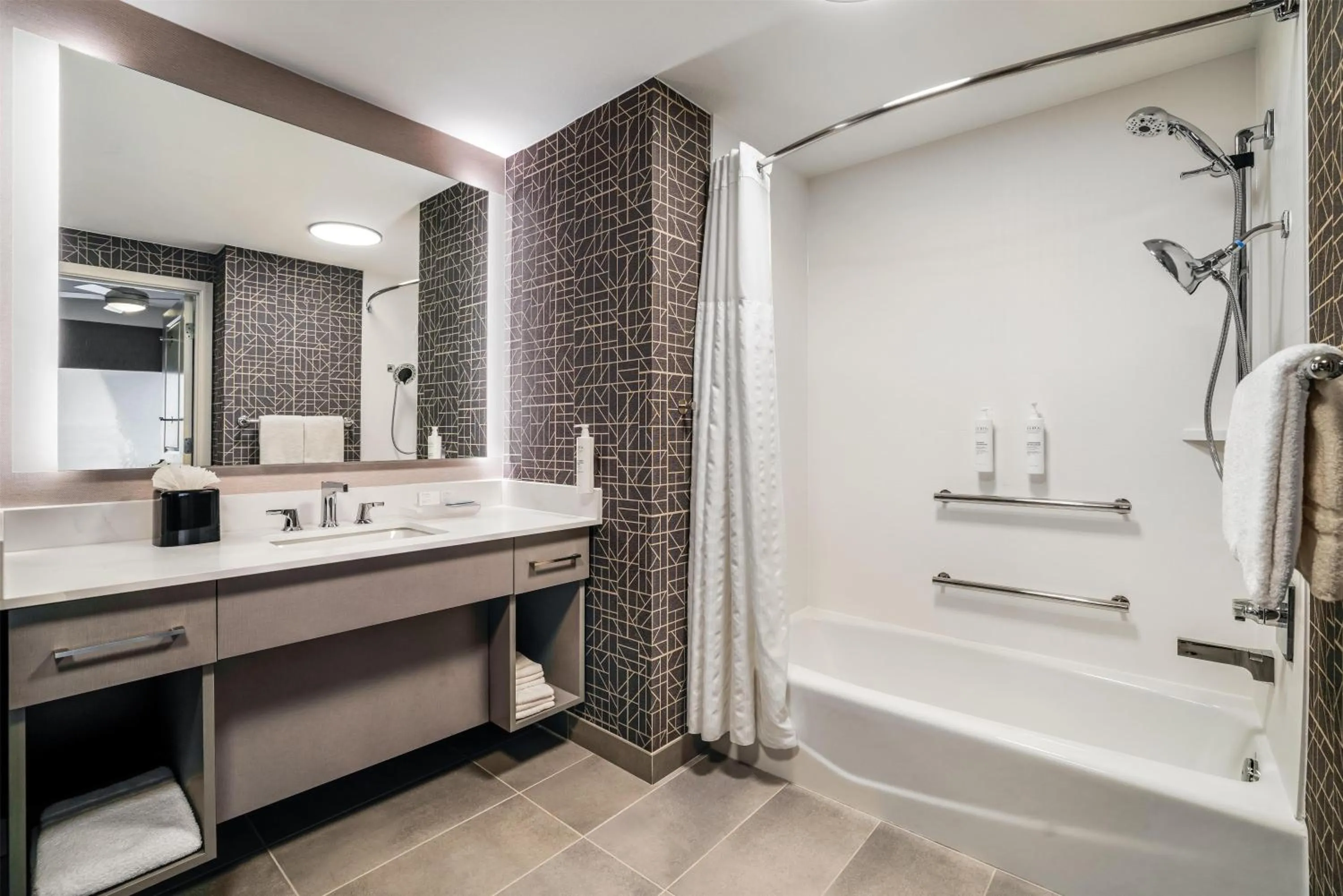 Bathroom in Homewood Suites Dallas-Frisco