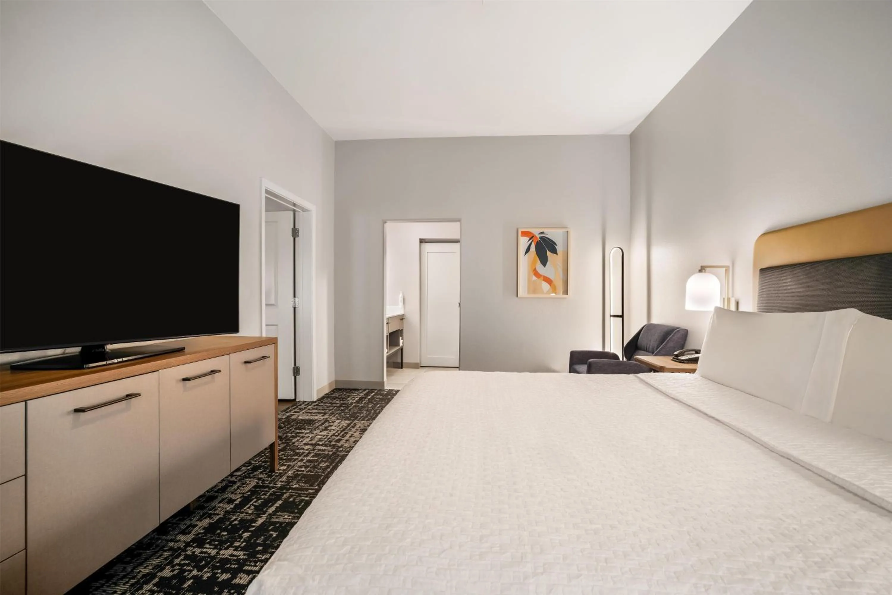 Bed in Homewood Suites Dallas-Frisco