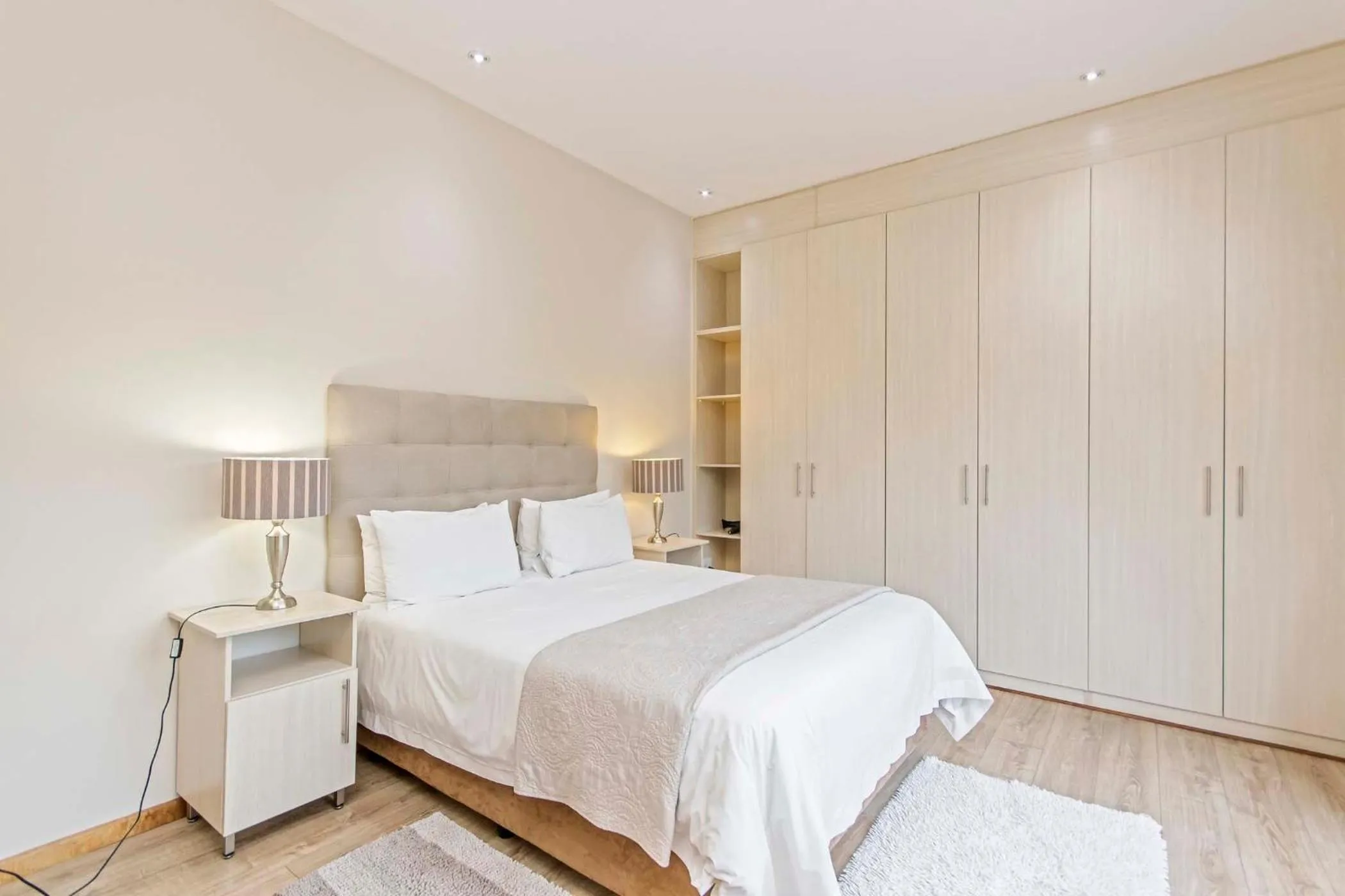 Bed in Dunton Guest House