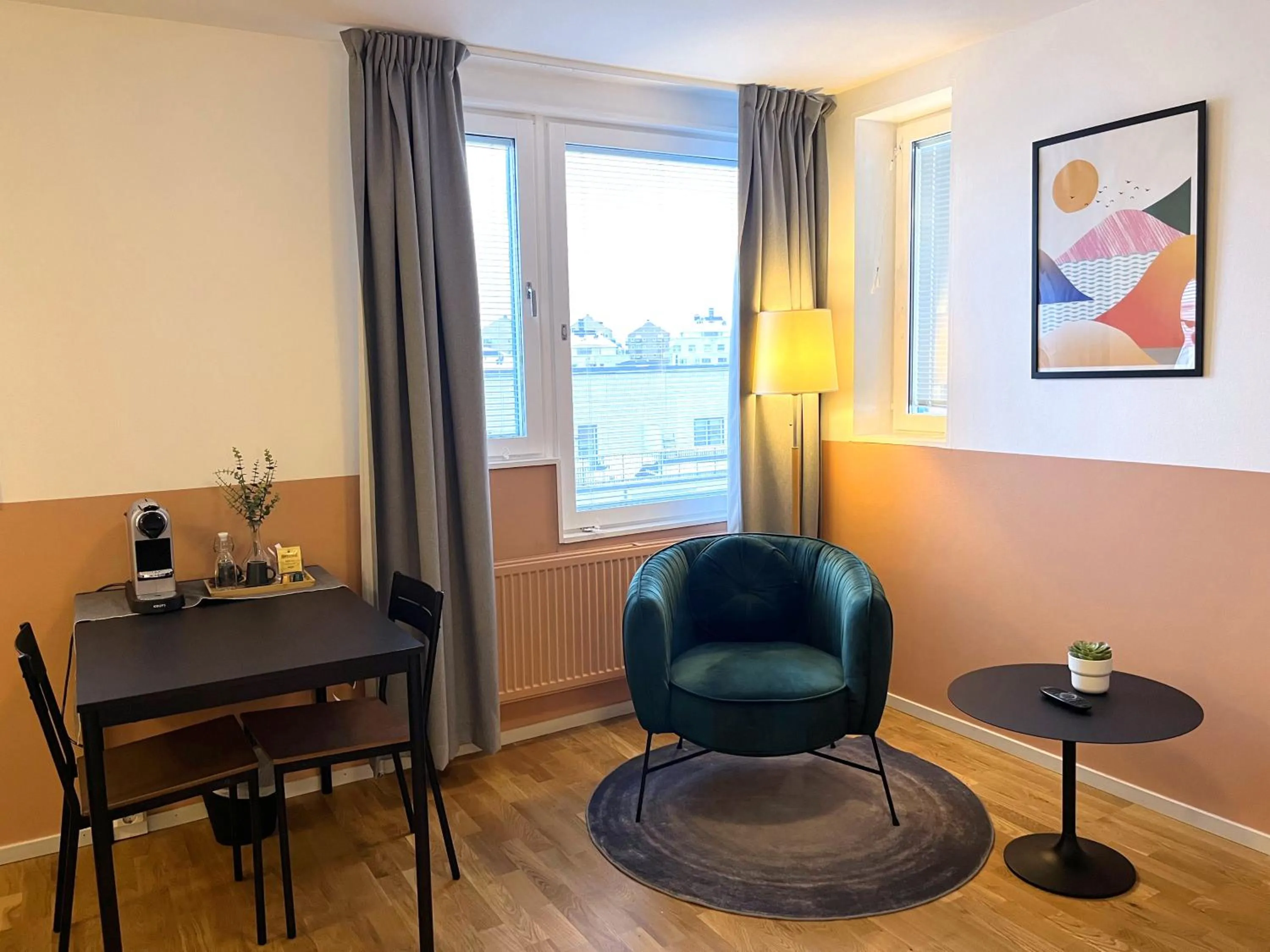 Seating area in 2Home Hotel Apartments