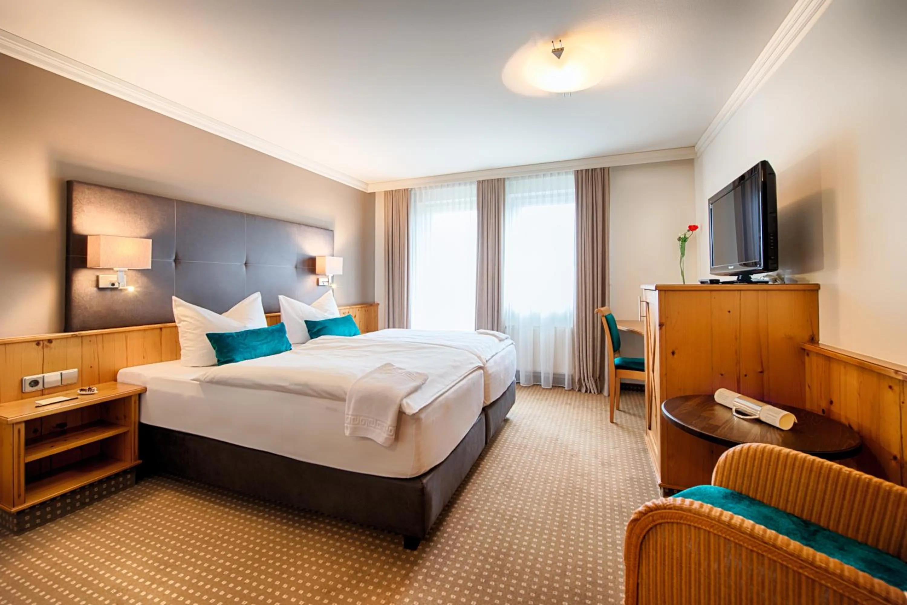 Photo of the whole room, Bed in Hotel Landhaus Feckl