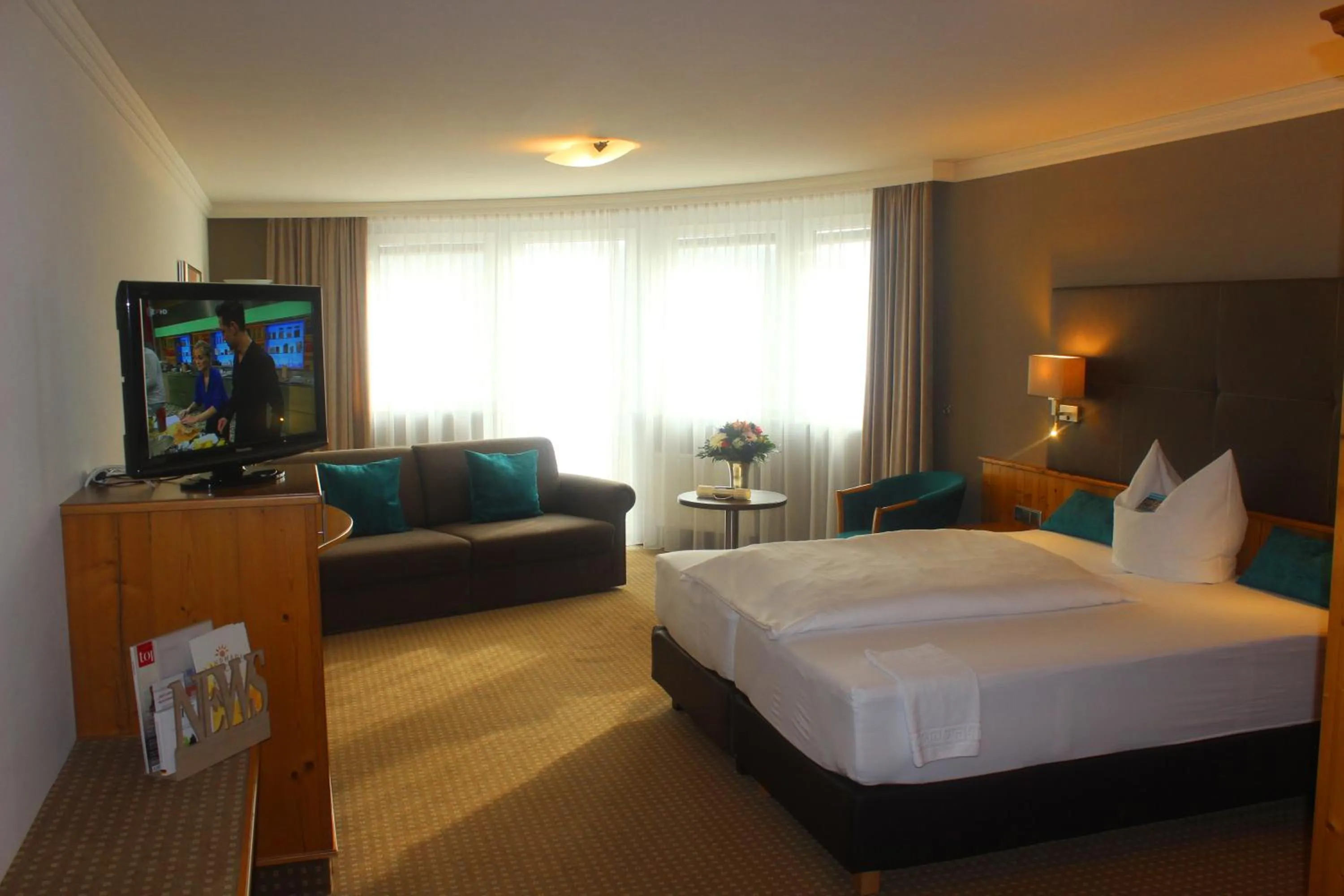 Photo of the whole room, Bed in Hotel Landhaus Feckl