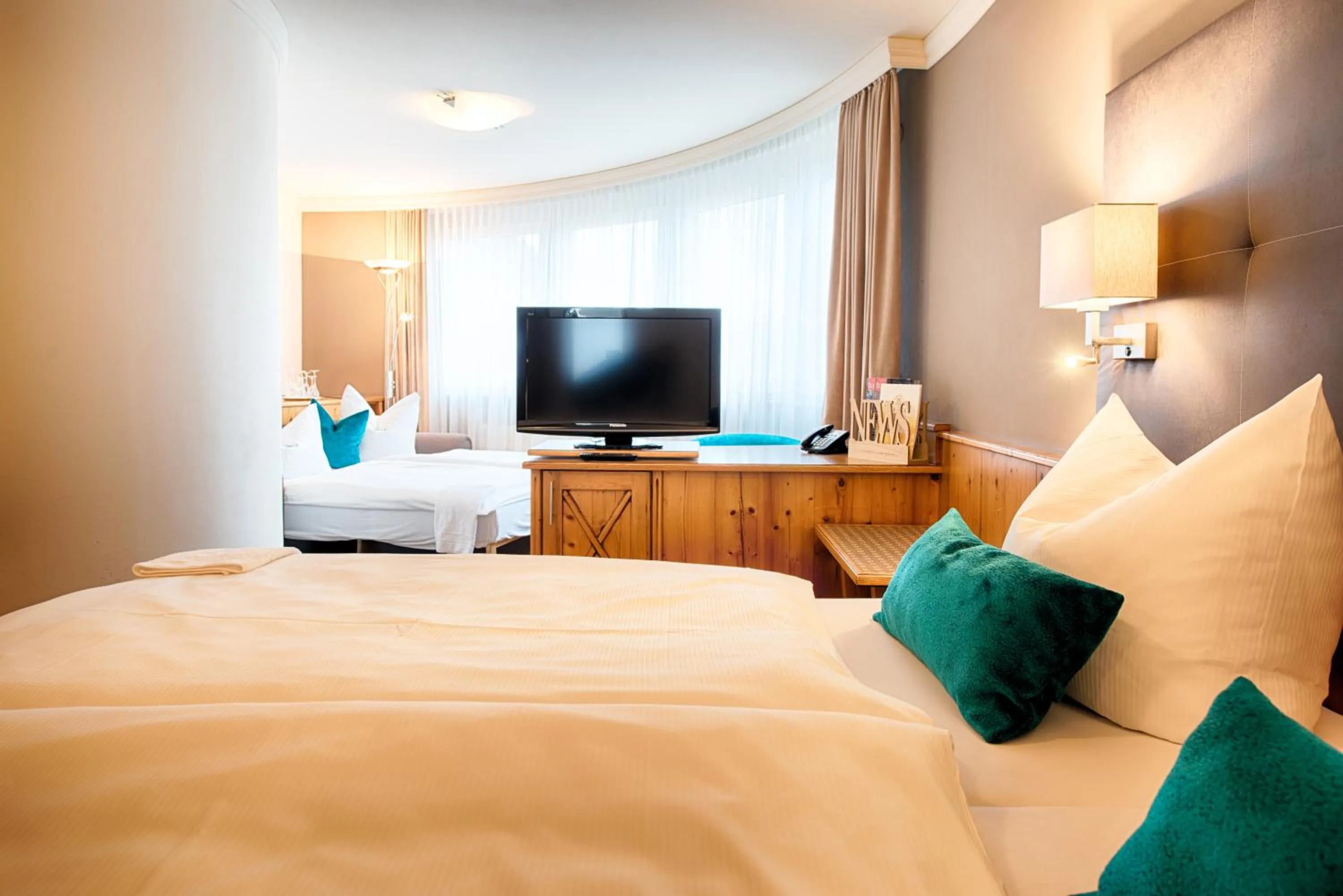 Photo of the whole room, Bed in Hotel Landhaus Feckl