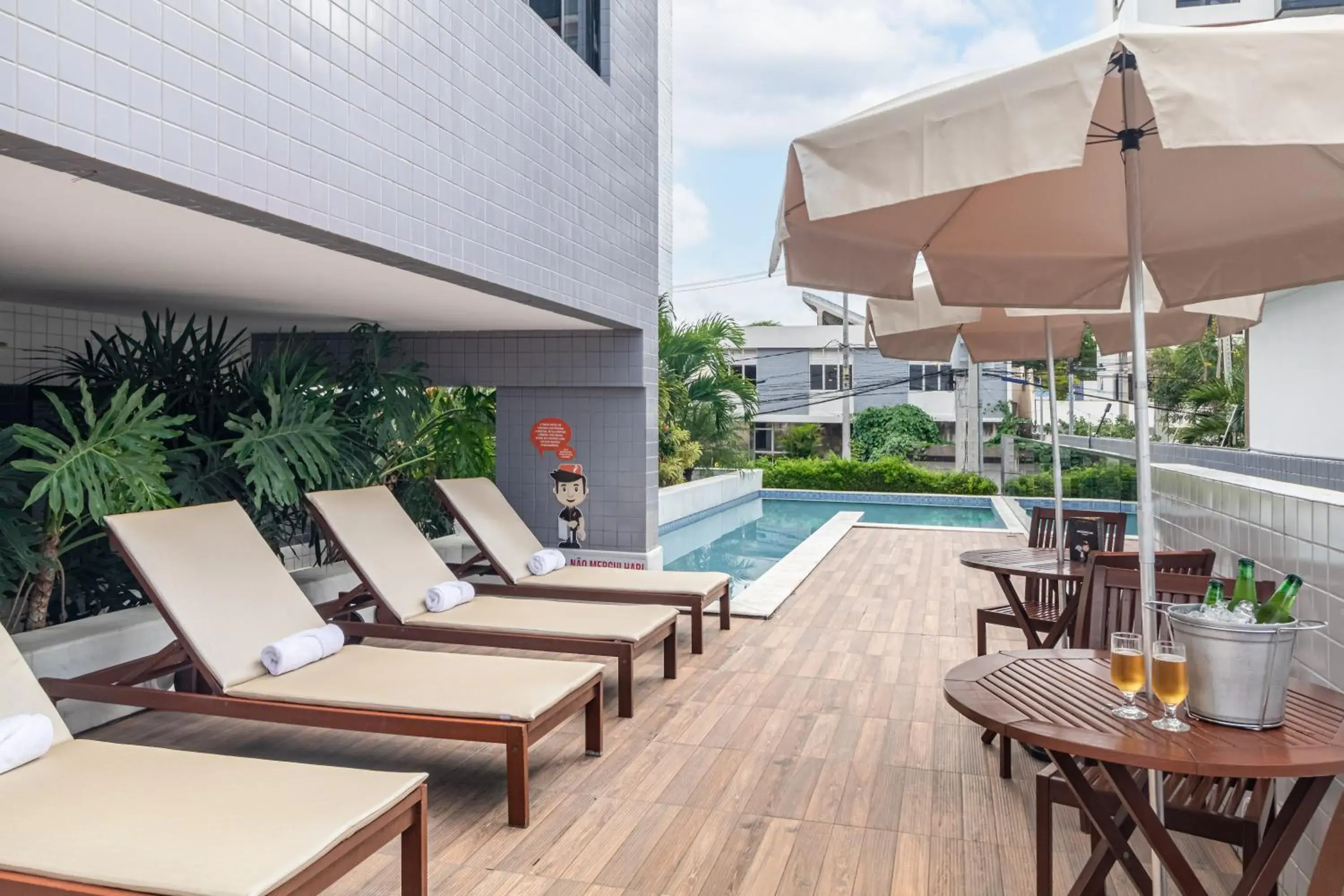 Swimming pool in Citi Hotel Premium Caruaru Swimming pool in Citi Hotel Premium Caruaru