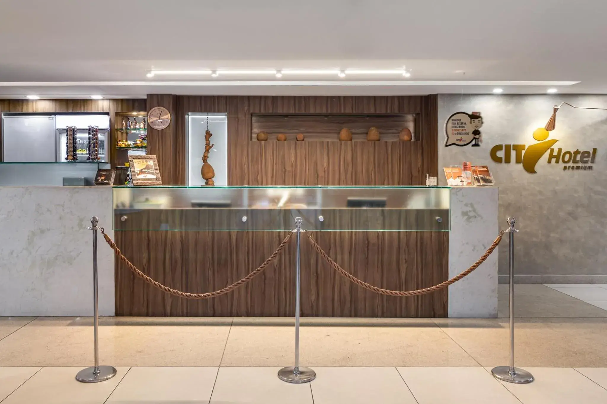 Lobby or reception in Citi Hotel Premium Caruaru Lobby or reception in Citi Hotel Premium Caruaru