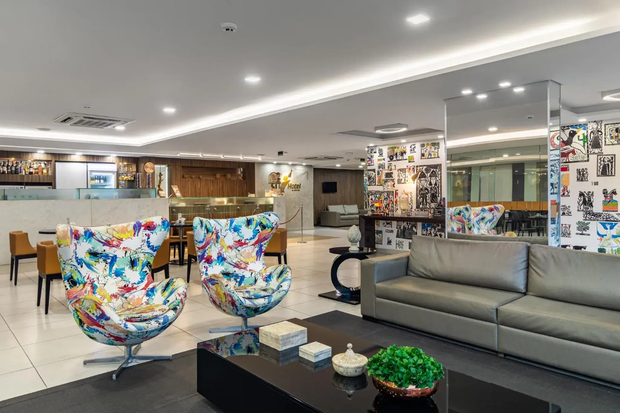Lobby or reception in Citi Hotel Premium Caruaru Lobby or reception in Citi Hotel Premium Caruaru