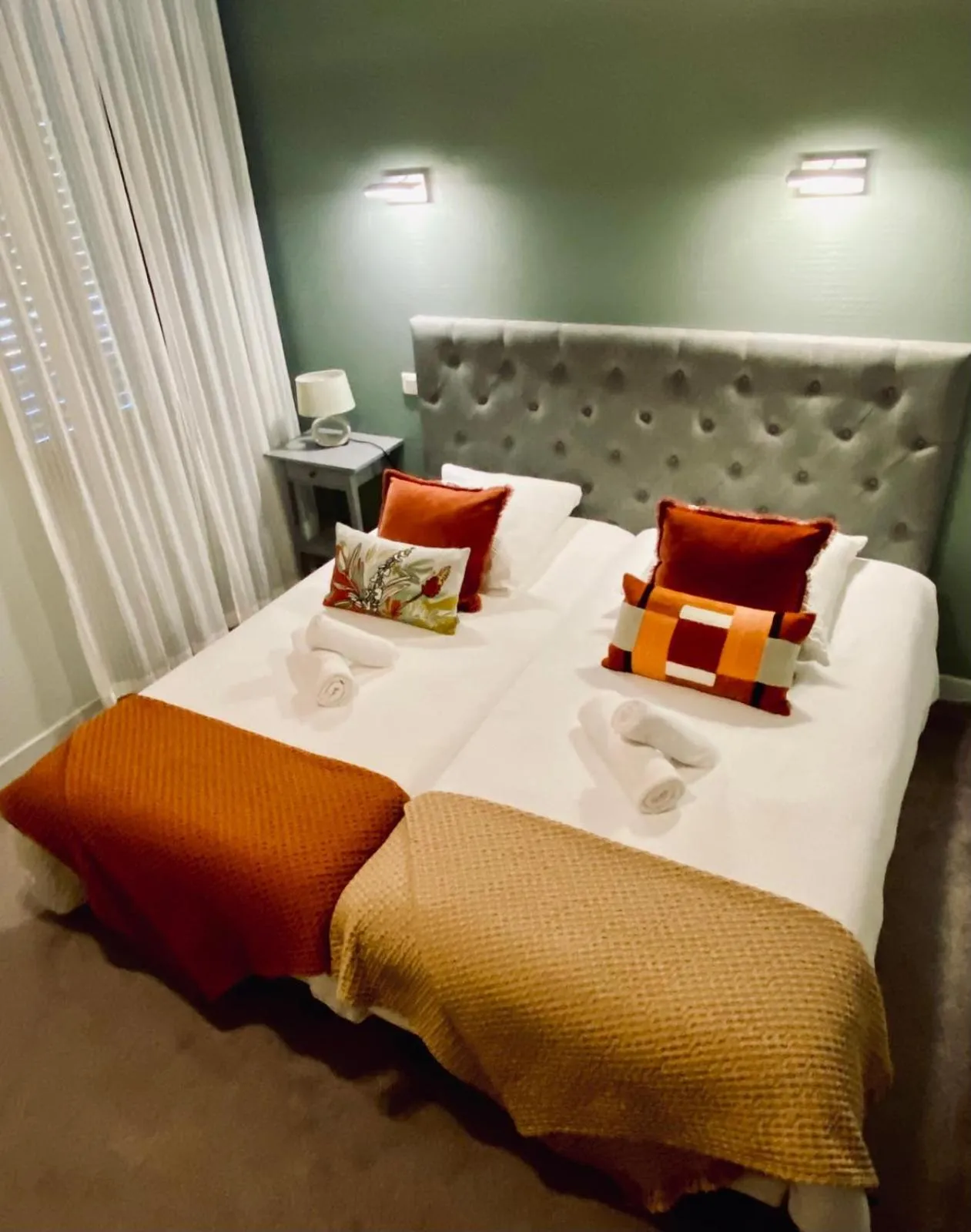 Bed in Hôtel Restaurant du Plomb du Cantal