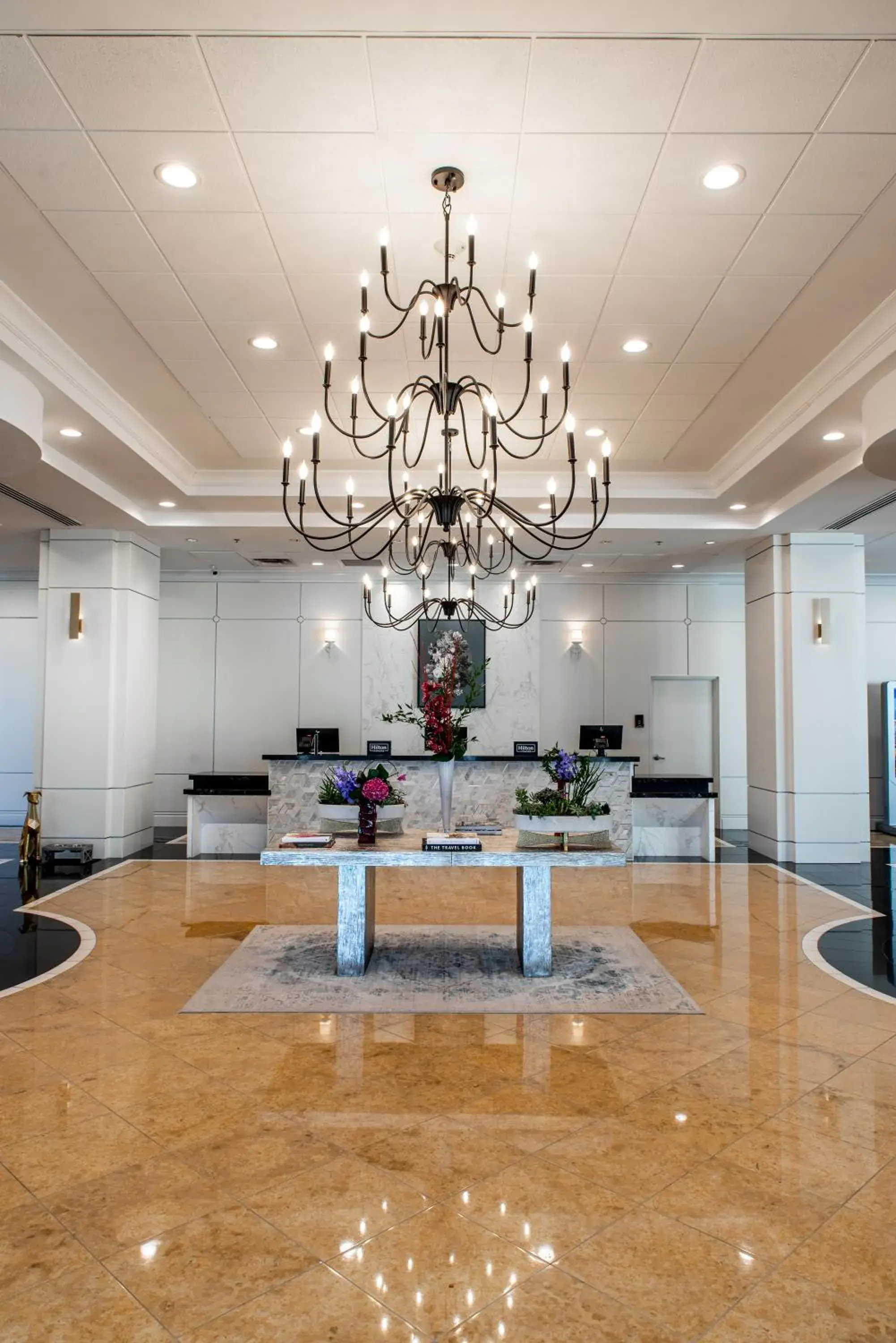 Lobby or reception in Hilton Dallas Southlake Town Square Lobby or reception in Hilton Dallas Southlake Town Square