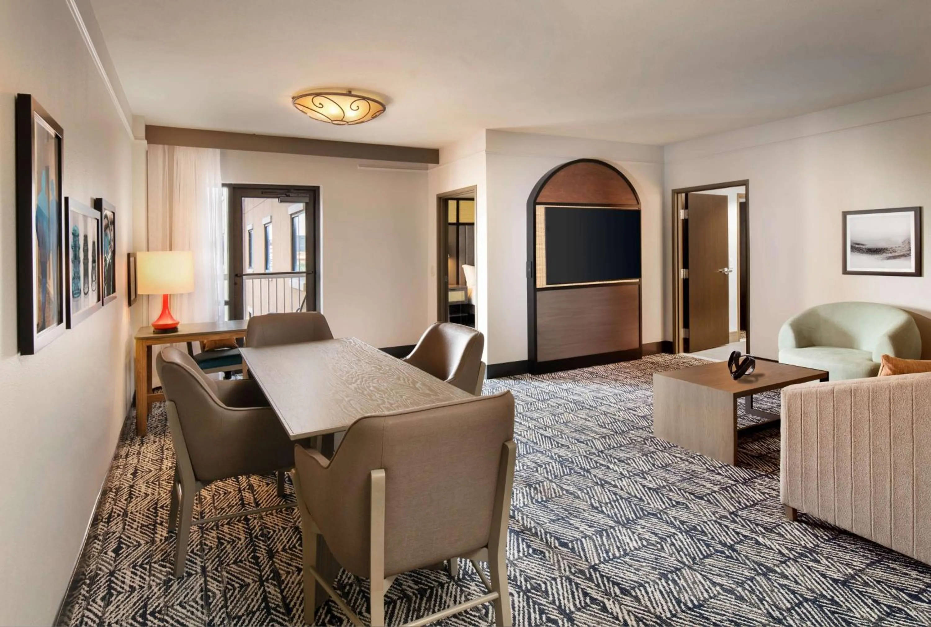 Living room in Hilton Dallas Southlake Town Square