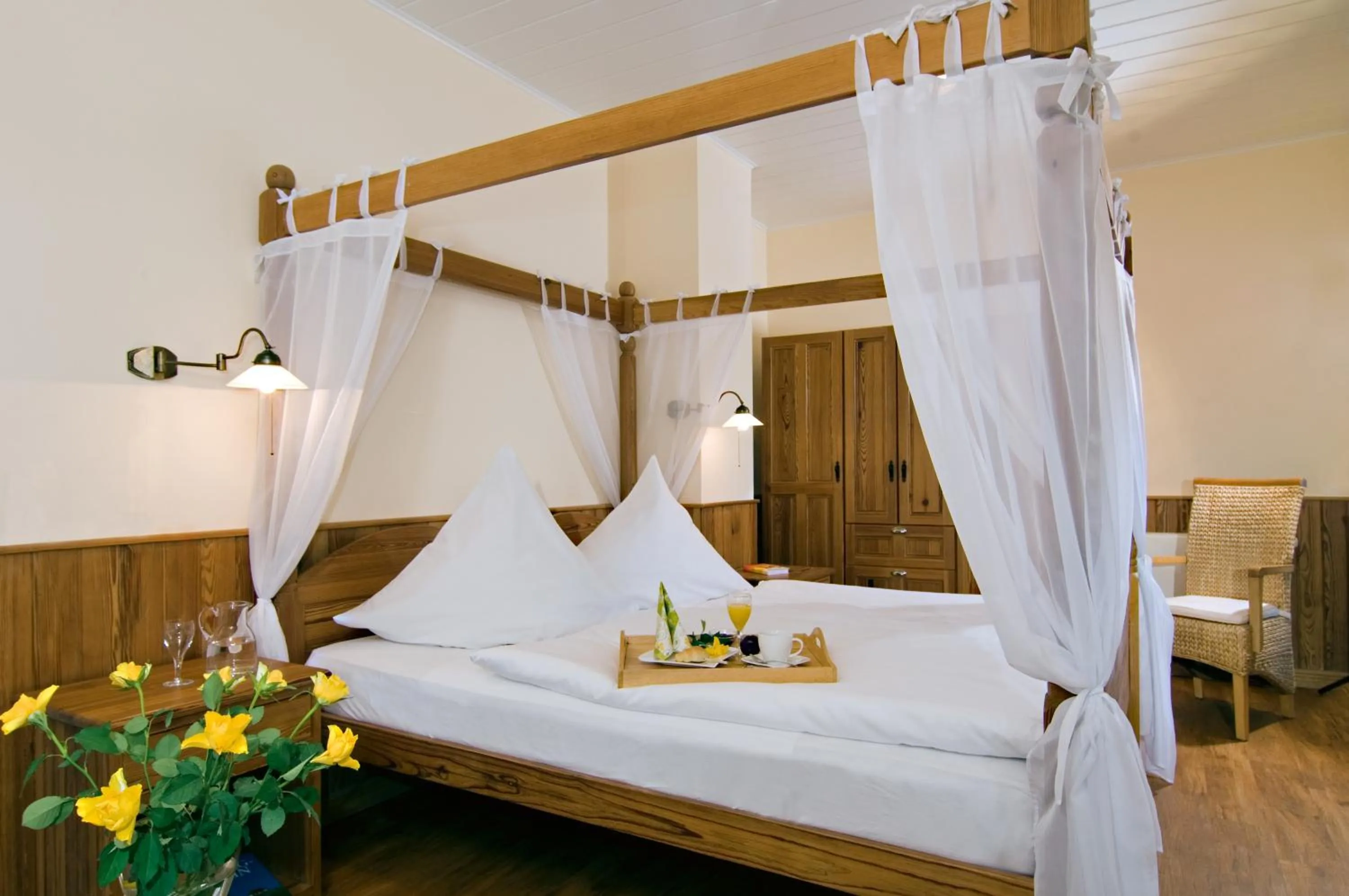 Bed in Hotel Ekke Nekkepenn