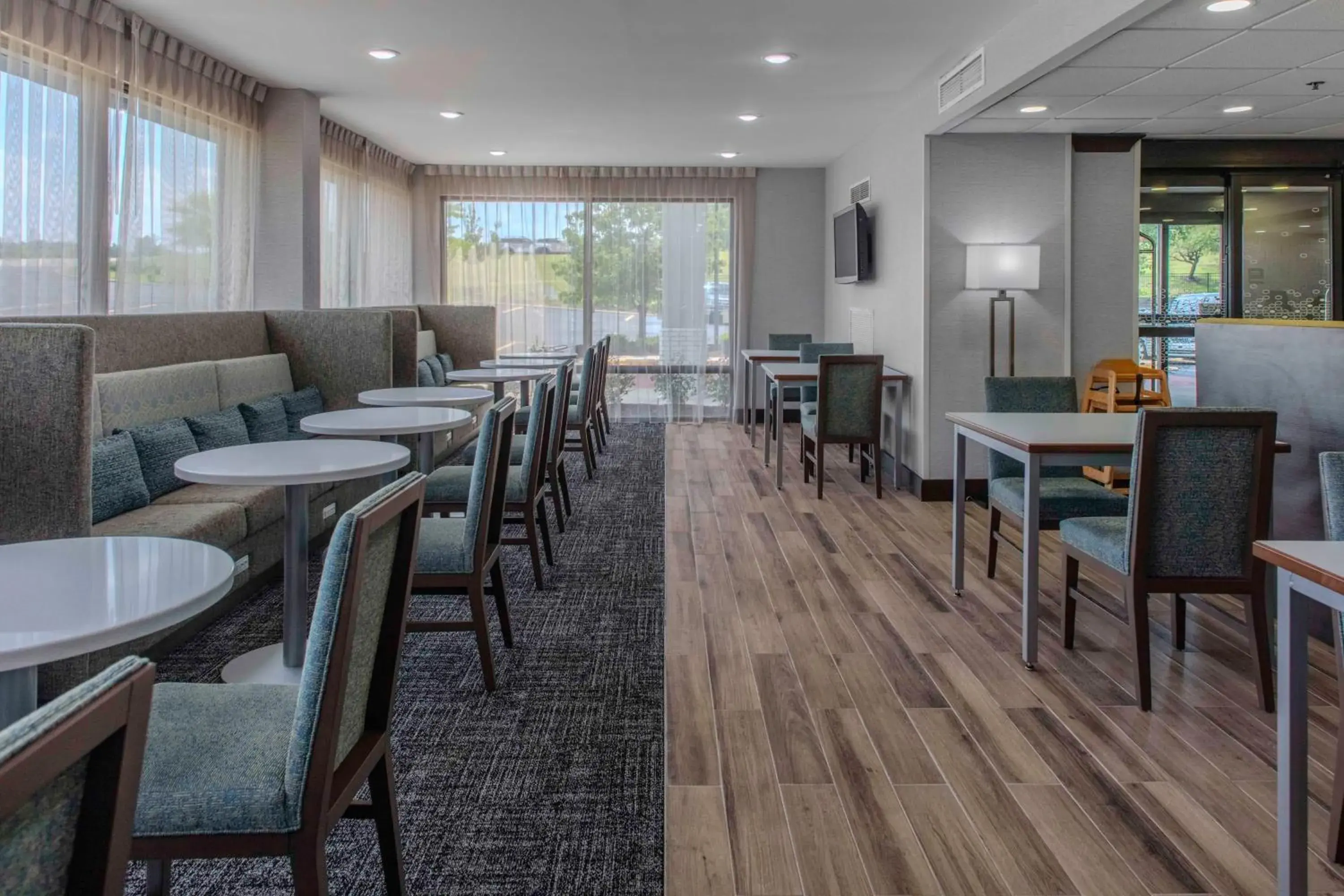 Lobby or reception in Hampton Inn Detroit Northville Lobby or reception in Hampton Inn Detroit Northville