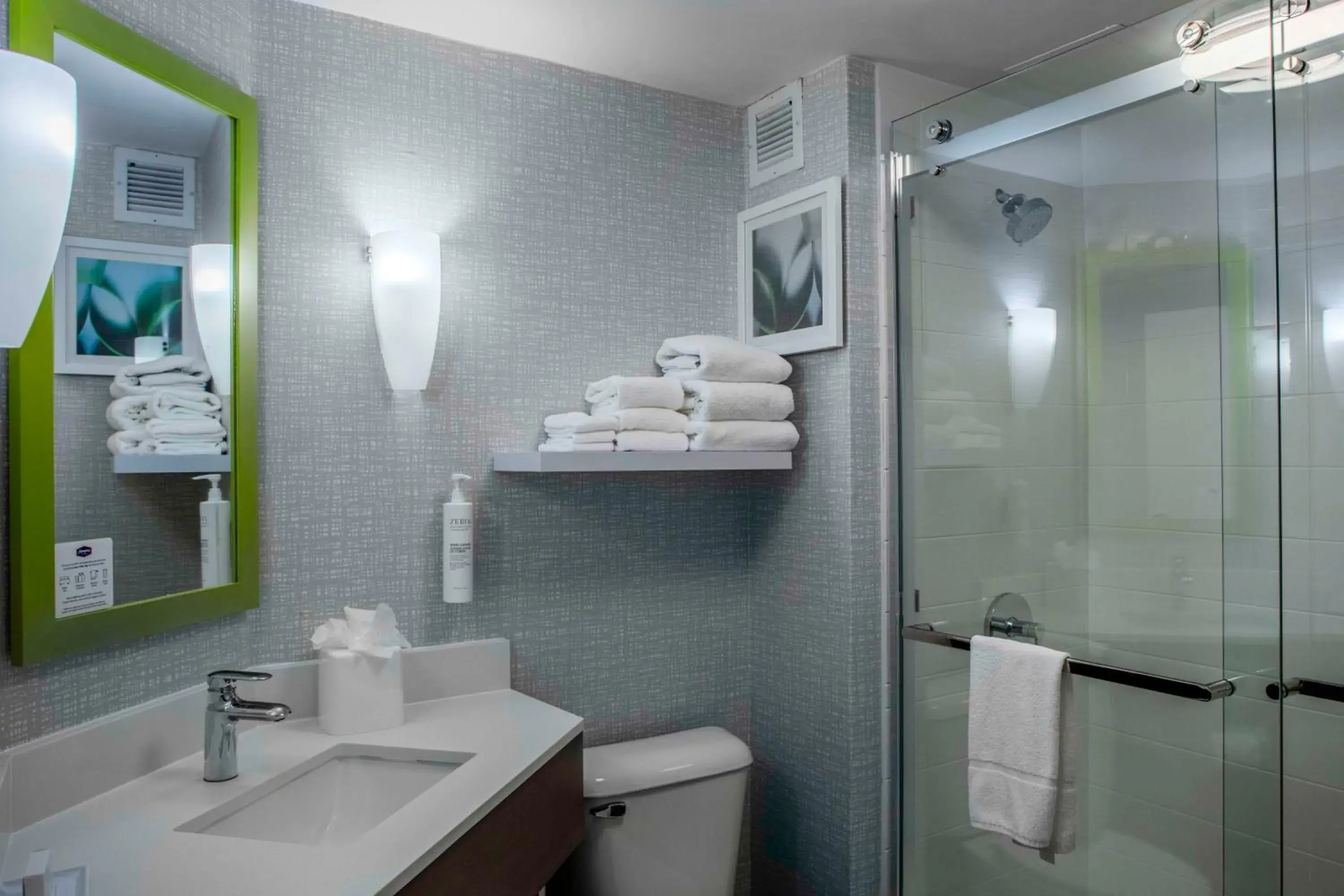 Bathroom in Hampton Inn Detroit Northville Bathroom in Hampton Inn Detroit Northville