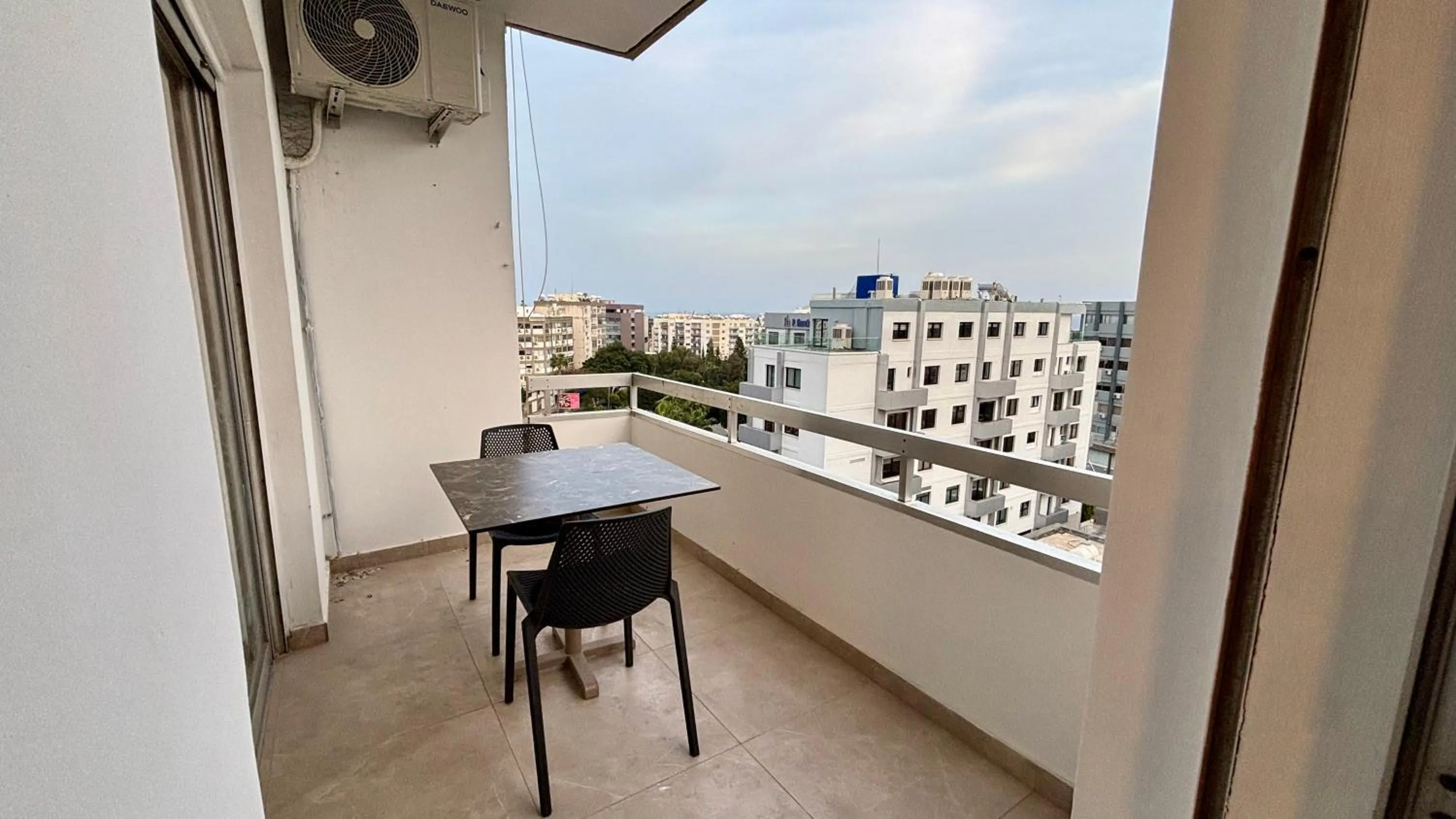 Balcony/Terrace in SeaBreeze City Center Flats by TrulyCyprus