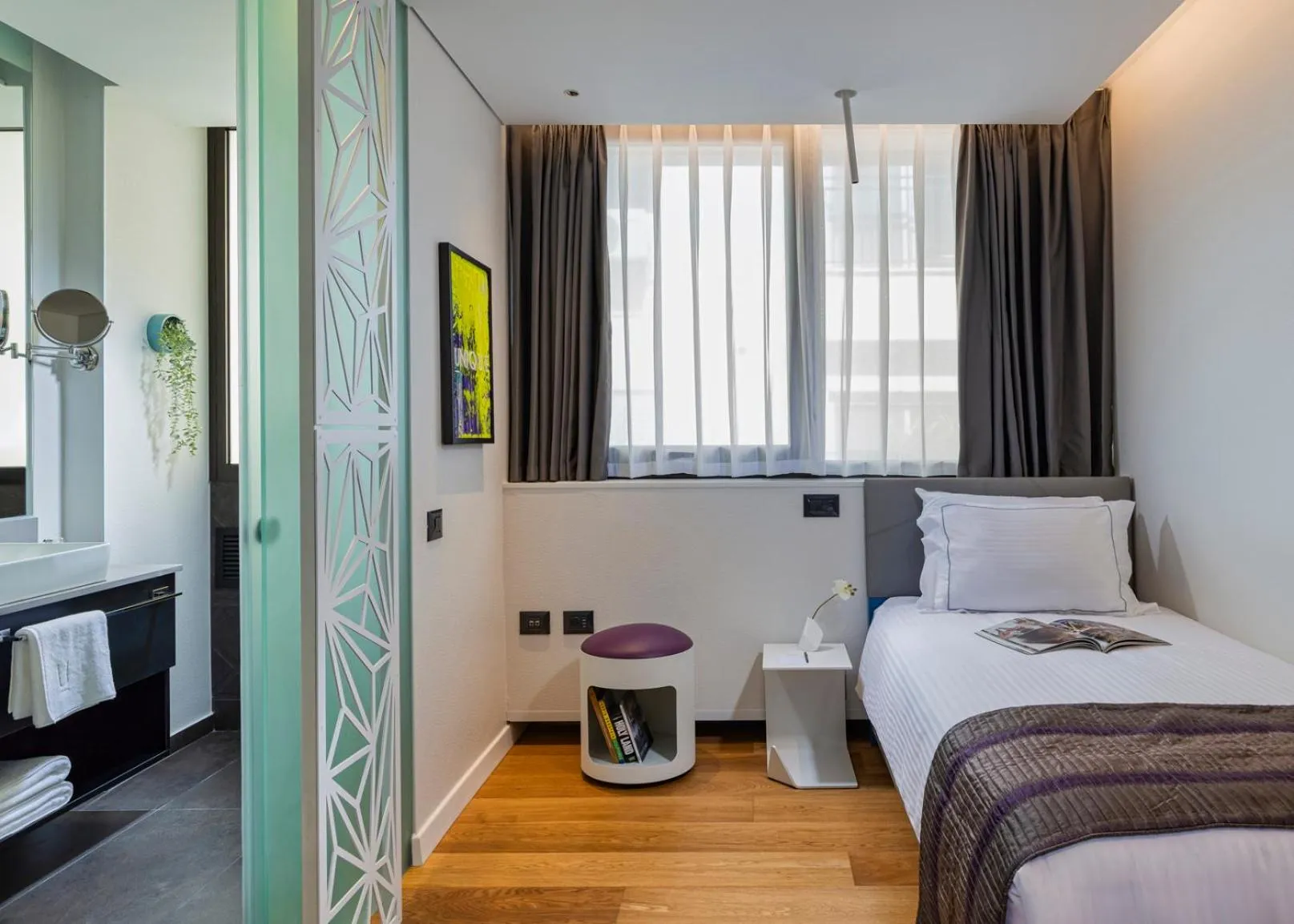 Small Single Room in Ultra Tel Aviv Boutique Hotel