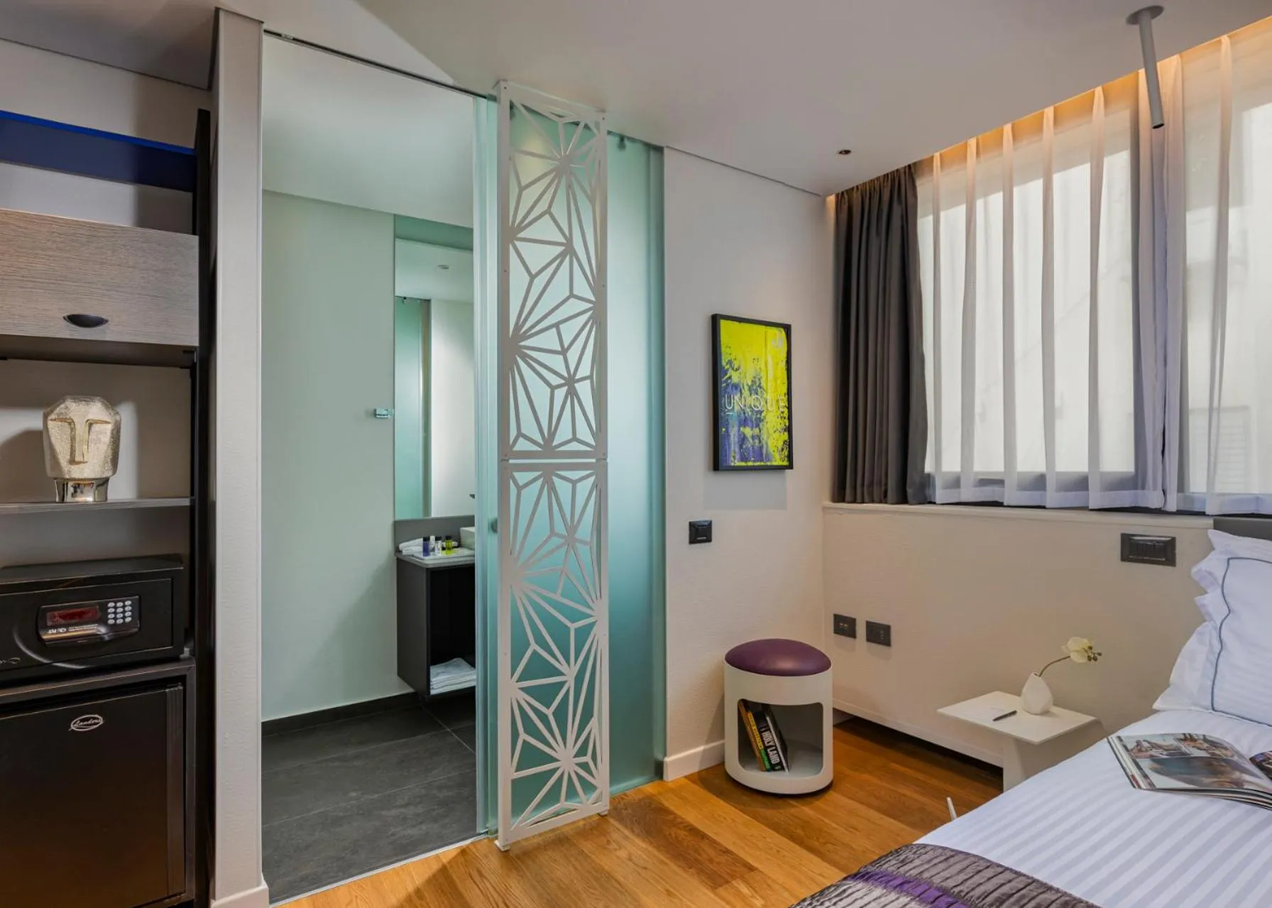 Photo of the whole room, Bed in Ultra Tel Aviv Boutique Hotel